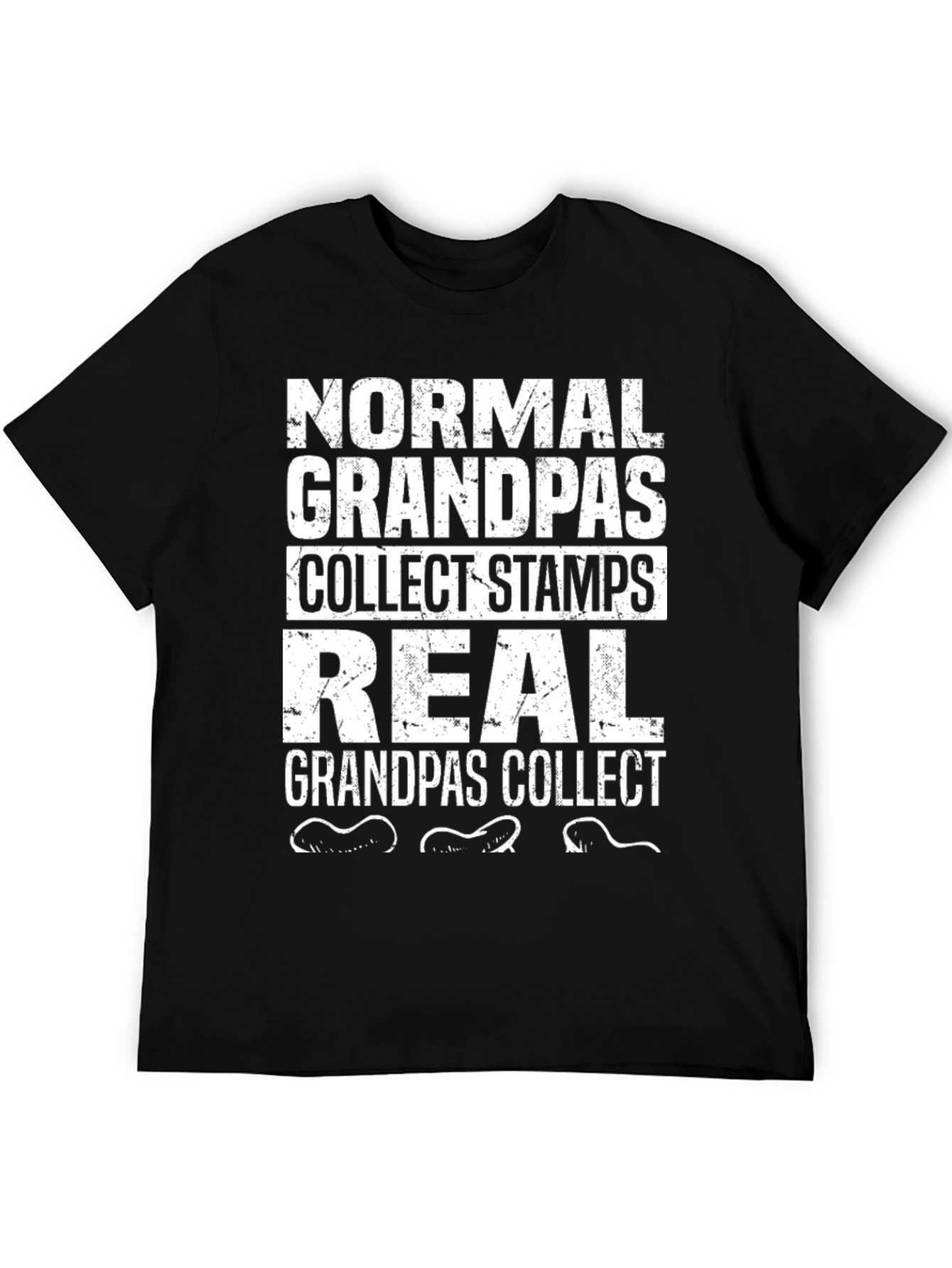 Real Grandpas Collect Worms T-Shirt - Novelty Gift