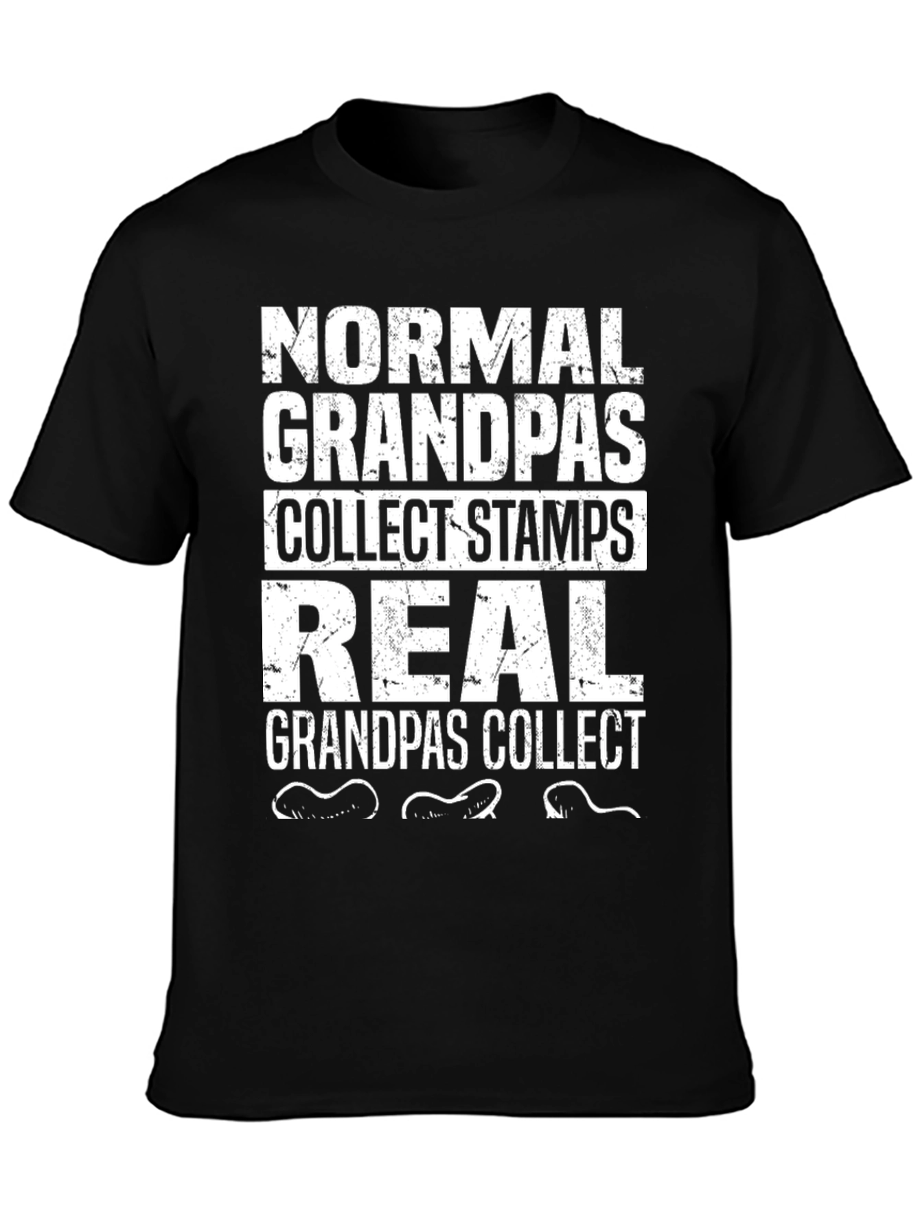 Real Grandpas Collect Worms T-Shirt - Novelty Gift