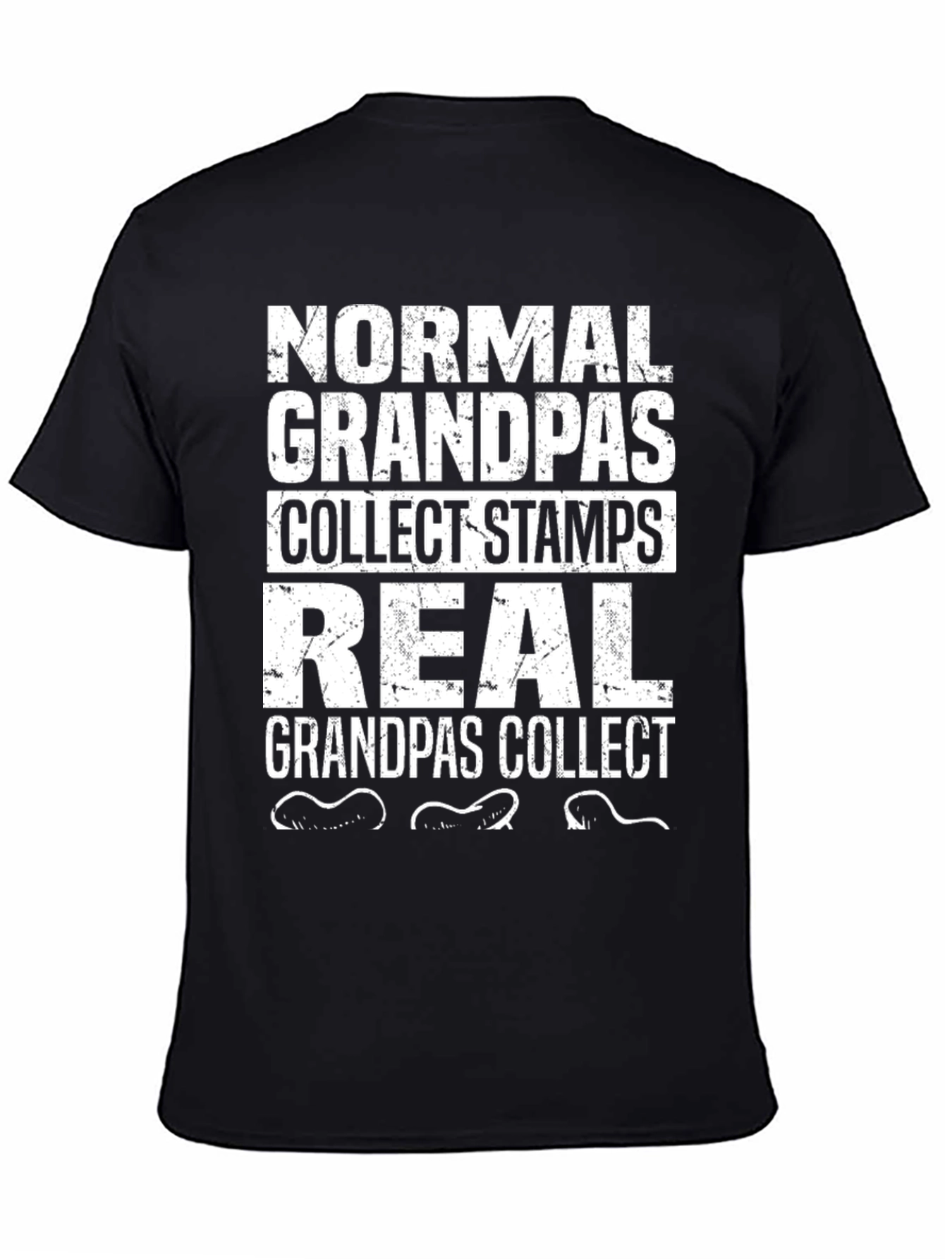 Real Grandpas Collect Worms T-Shirt - Novelty Gift