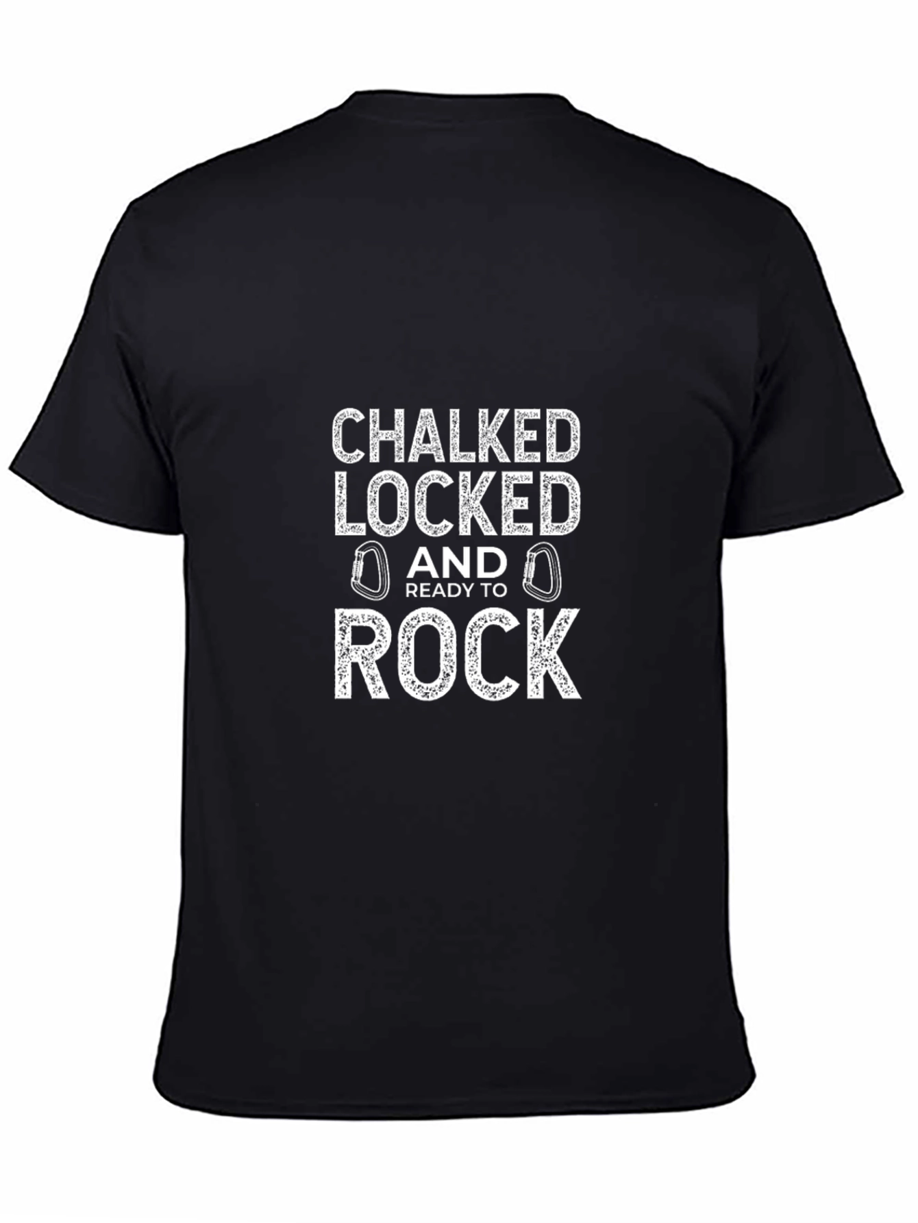 Chalked Locked Ready to Rock Climbing T-Shirt