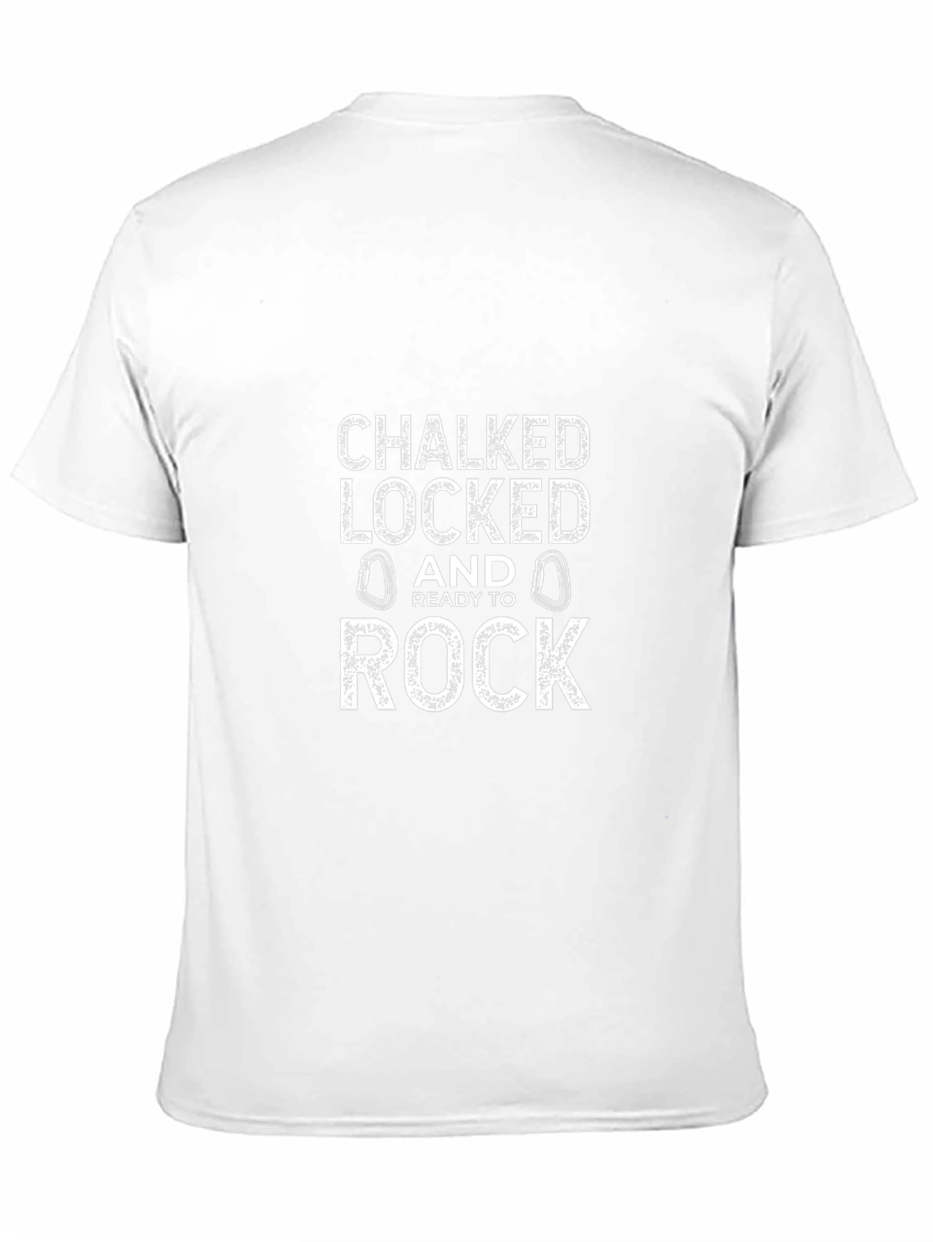 Chalked Locked Ready to Rock Climbing T-Shirt