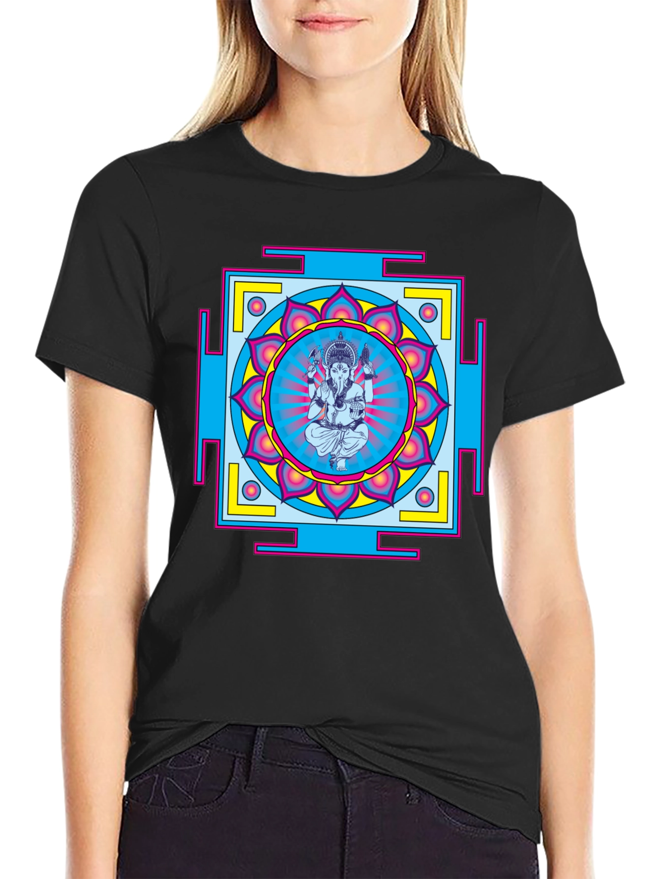 Ganesh Yantra Graphic T-Shirt