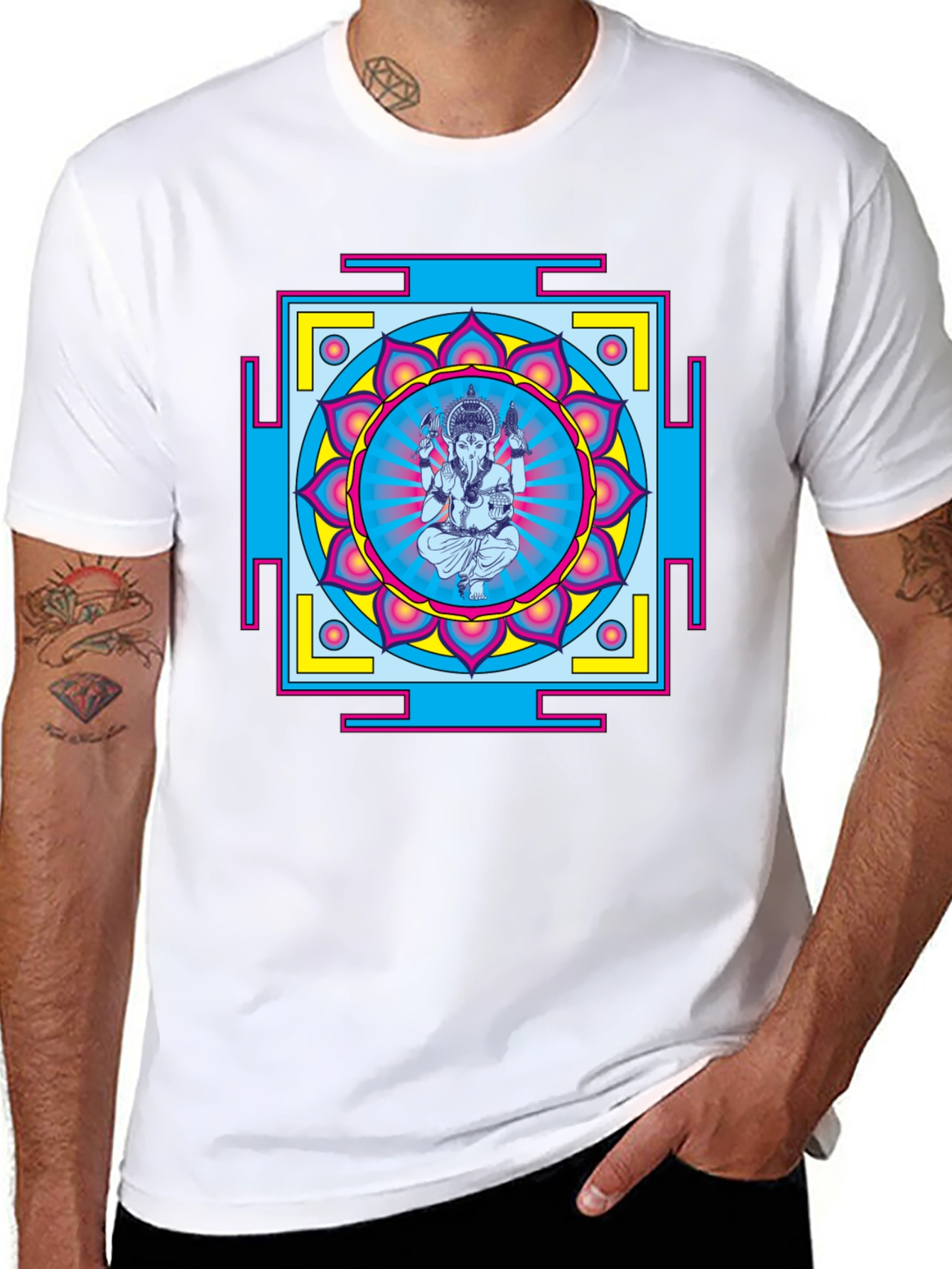 Ganesh Yantra Graphic T-Shirt