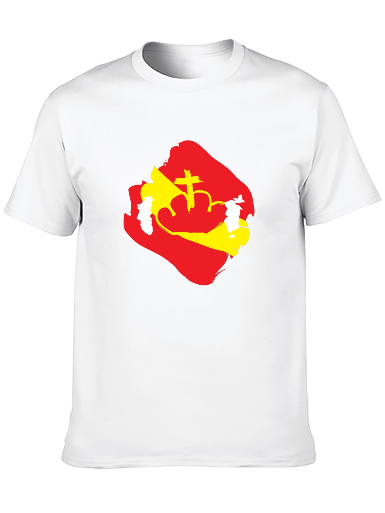 Ethiopian Flag Crown T-Shirt - Mens Black Graphic Tee