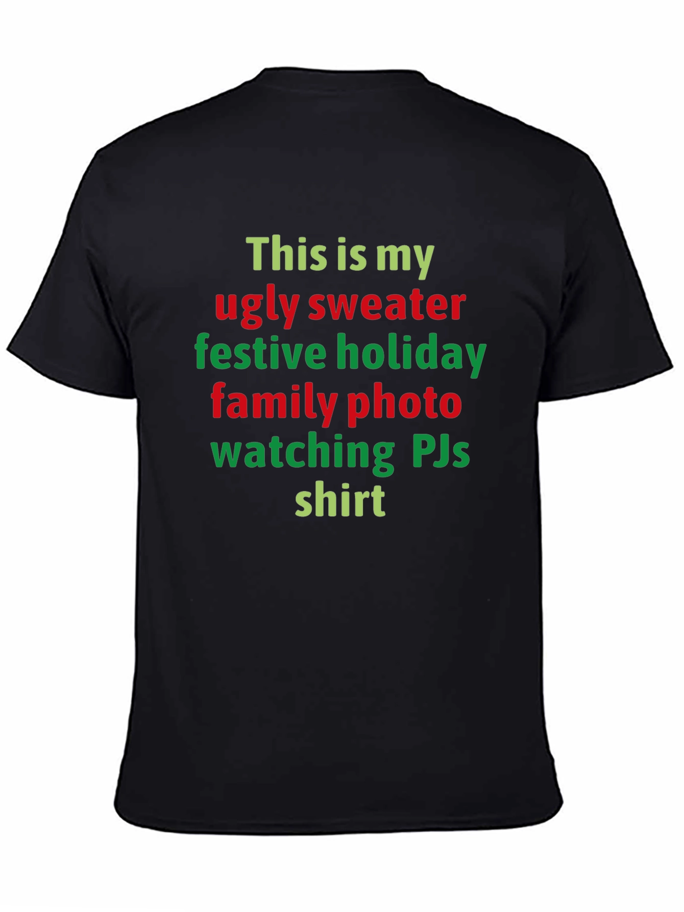 Ugly Sweater Festive Holiday Family Photo Shirt