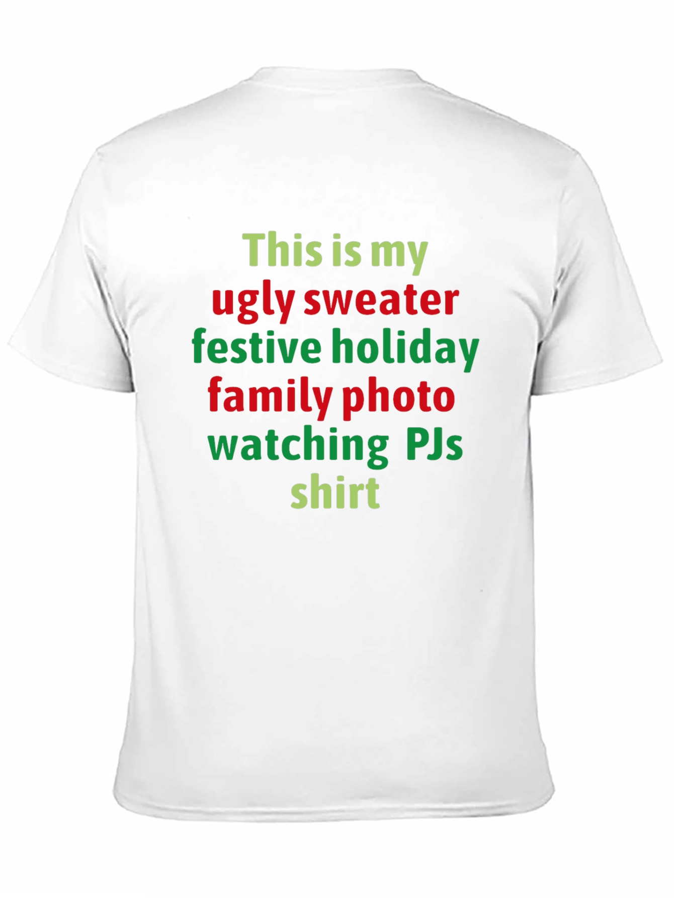 Ugly Sweater Festive Holiday Family Photo Shirt