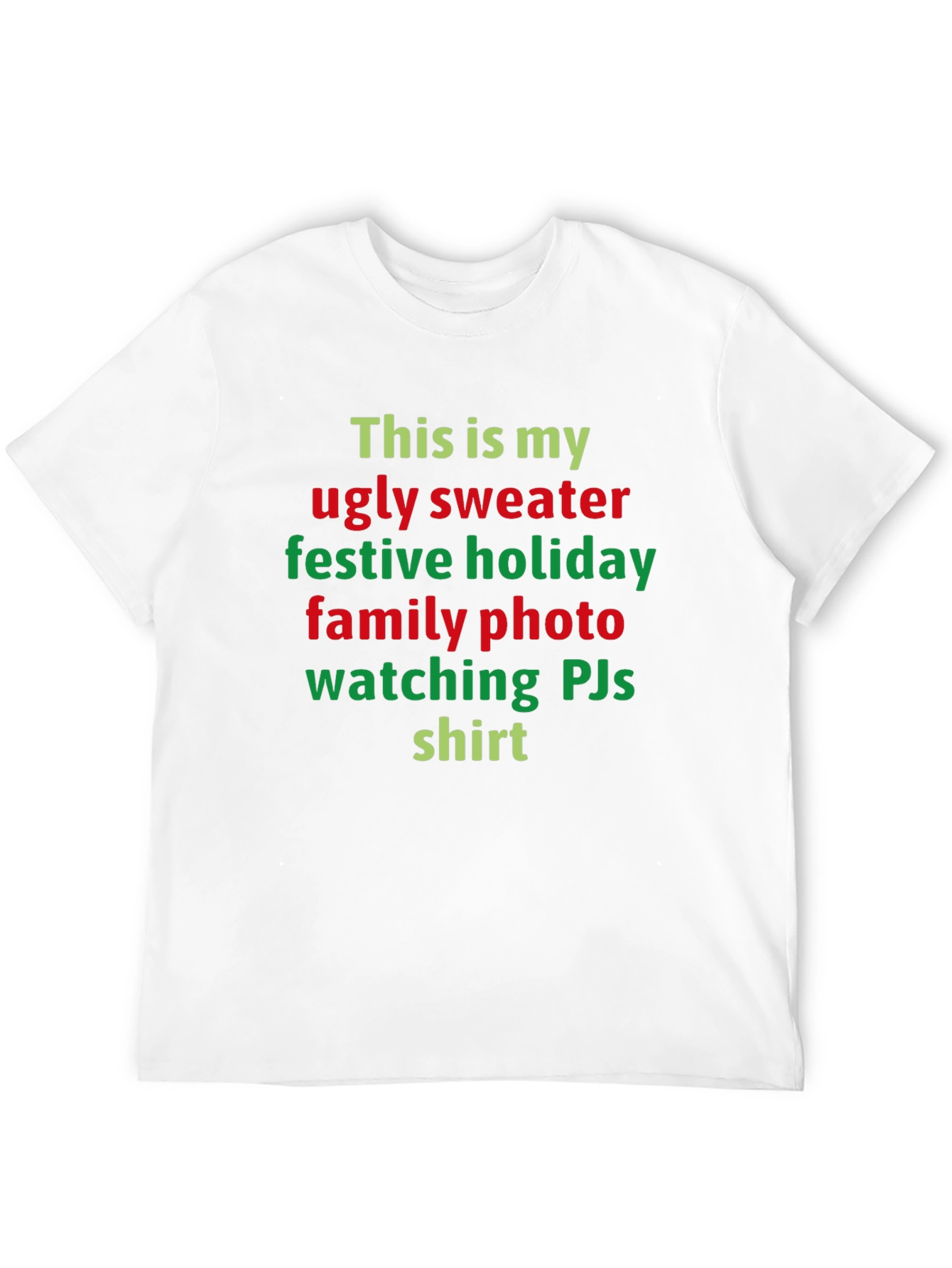 Ugly Sweater Festive Holiday Family Photo Shirt