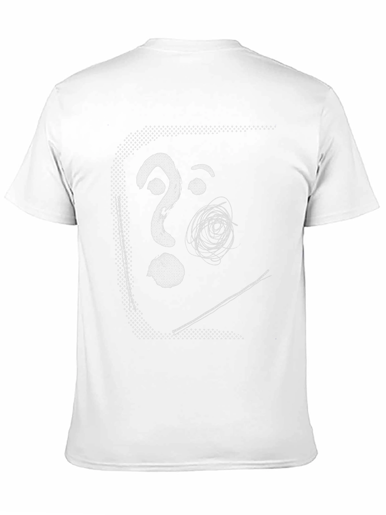 Abstract Face Graphic Tee