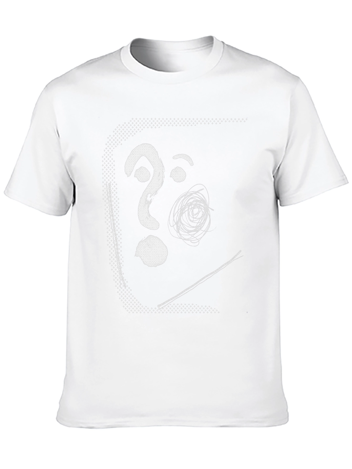 Abstract Face Graphic Tee