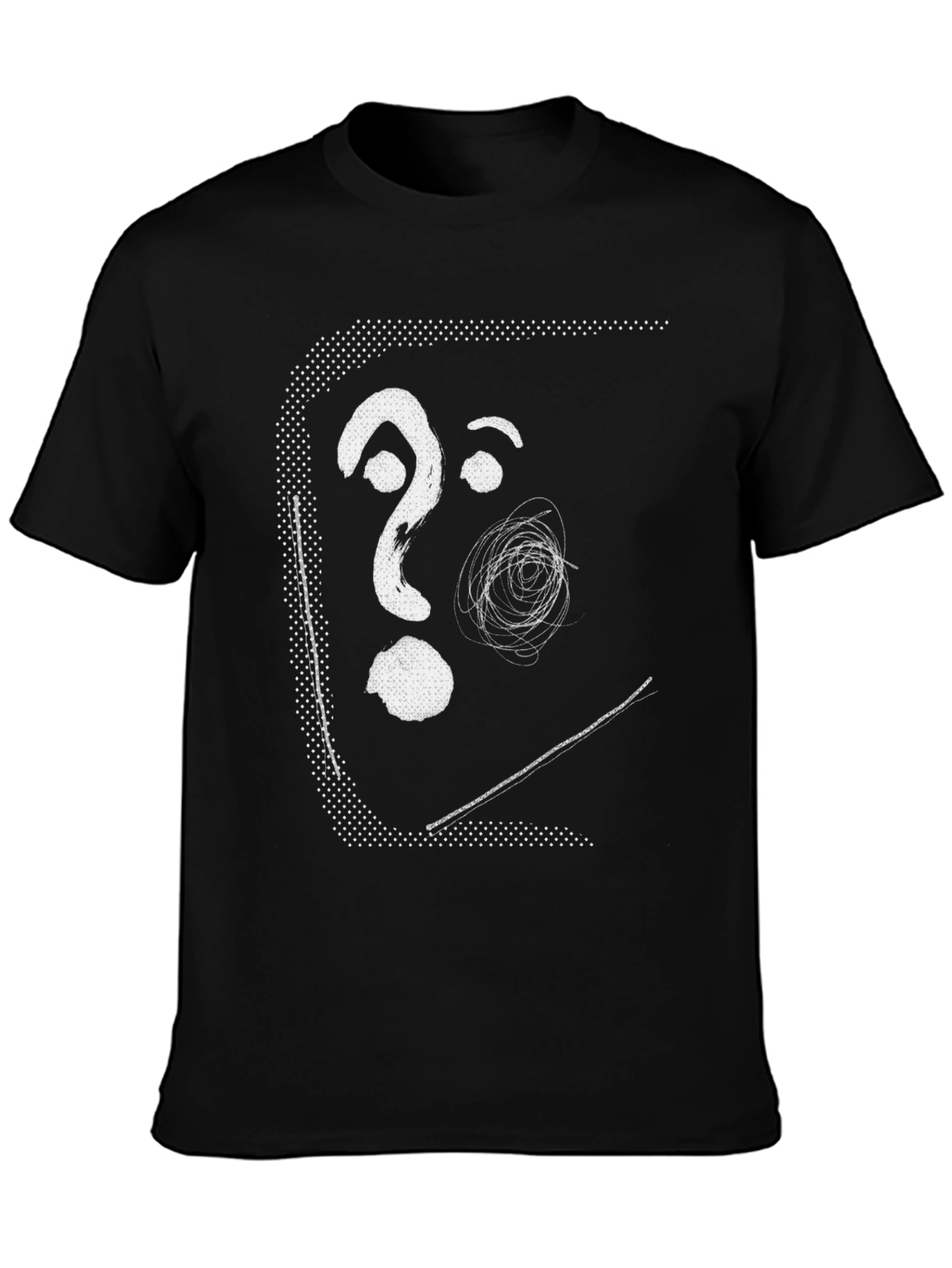 Abstract Face Graphic Tee