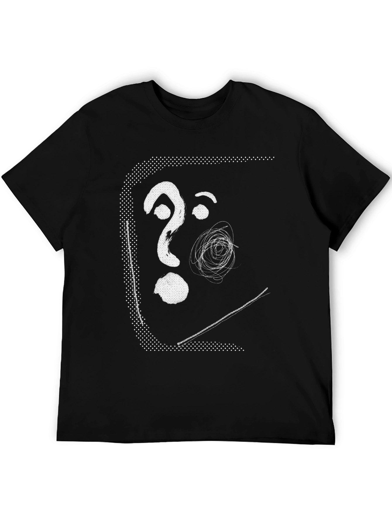 Abstract Face Graphic Tee