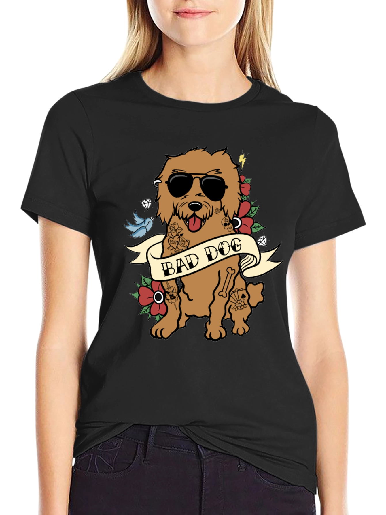 Bad Dog Graphic T-Shirt