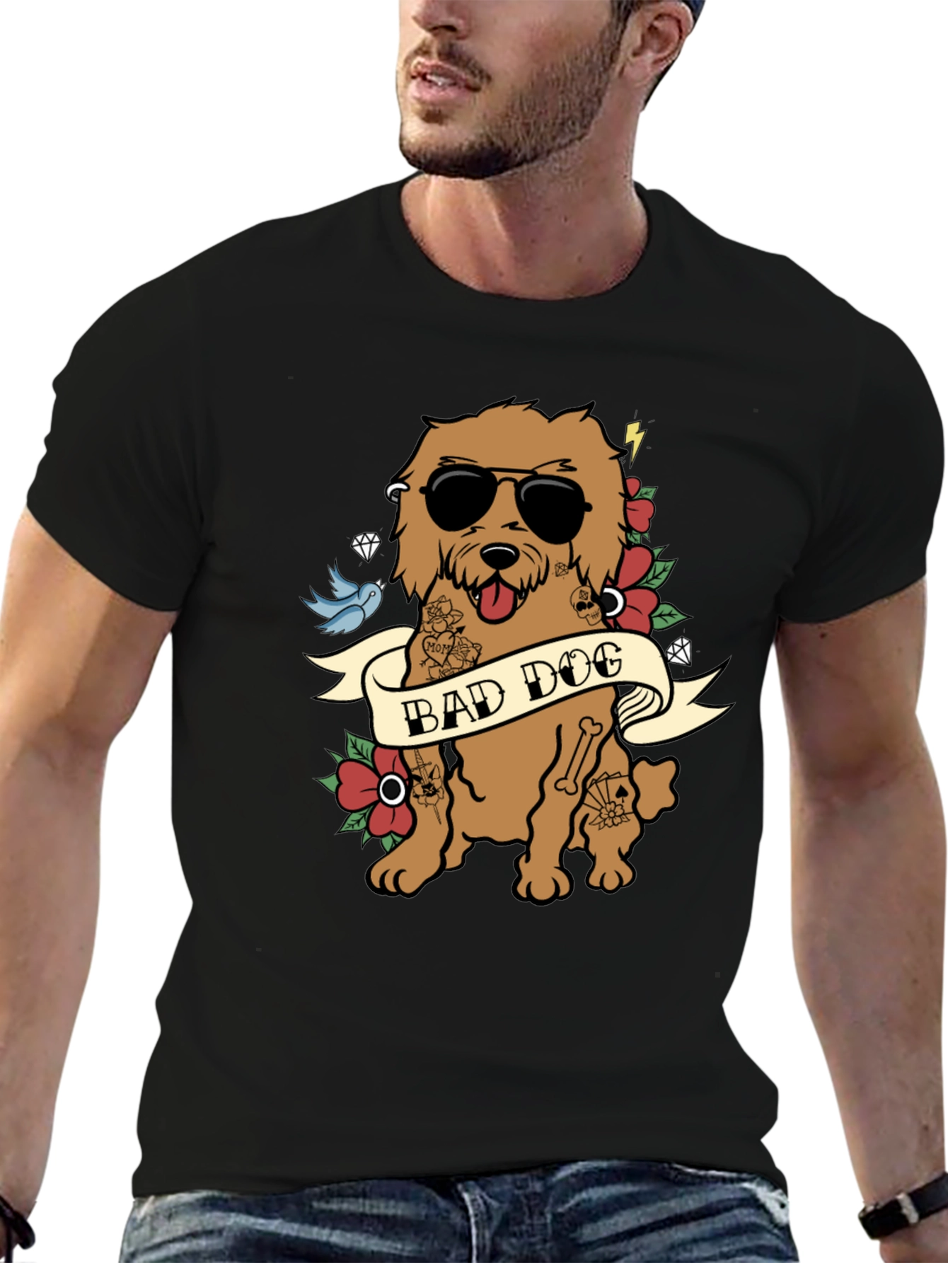 Bad Dog Graphic T-Shirt