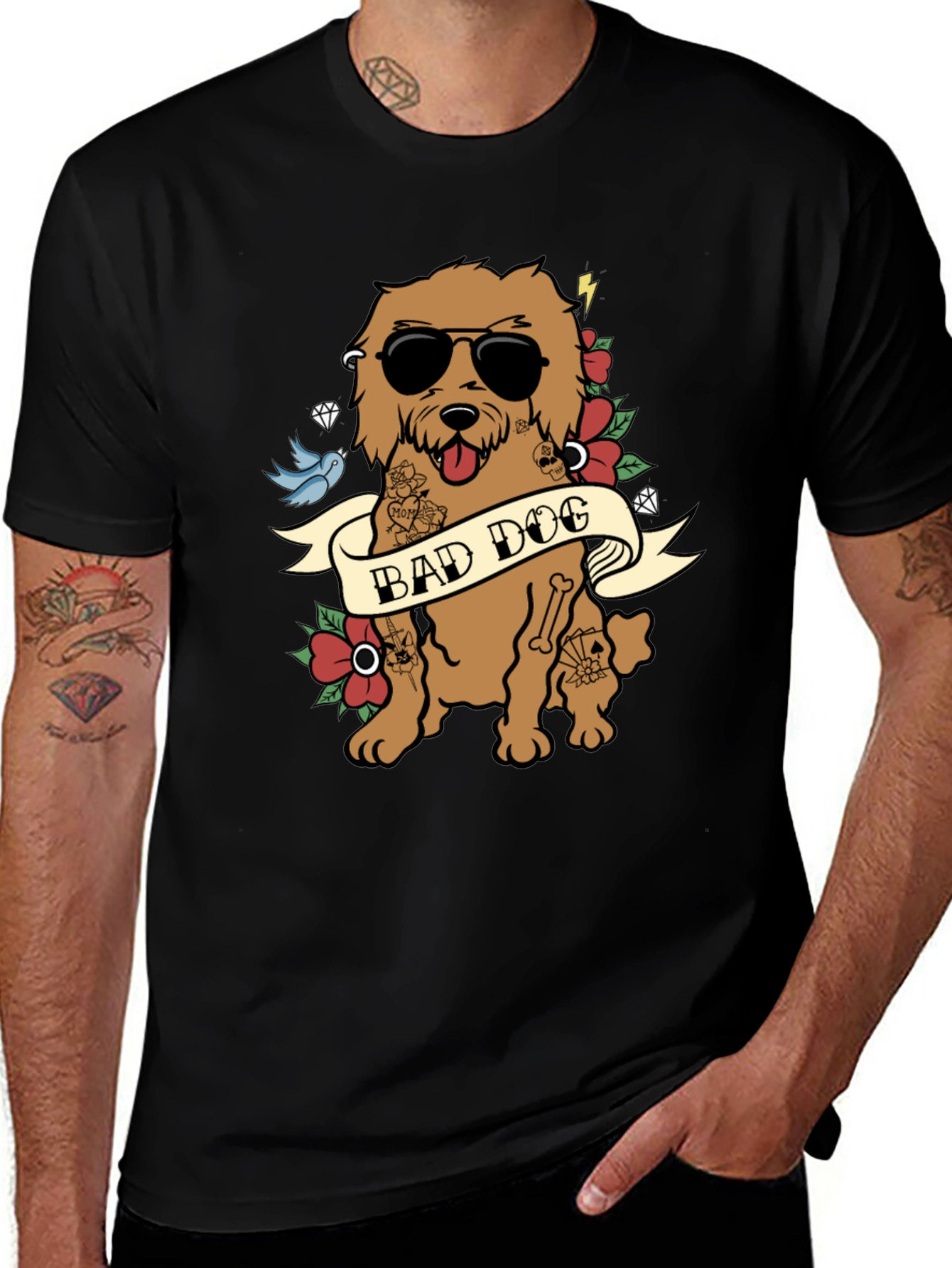 Bad Dog Graphic T-Shirt
