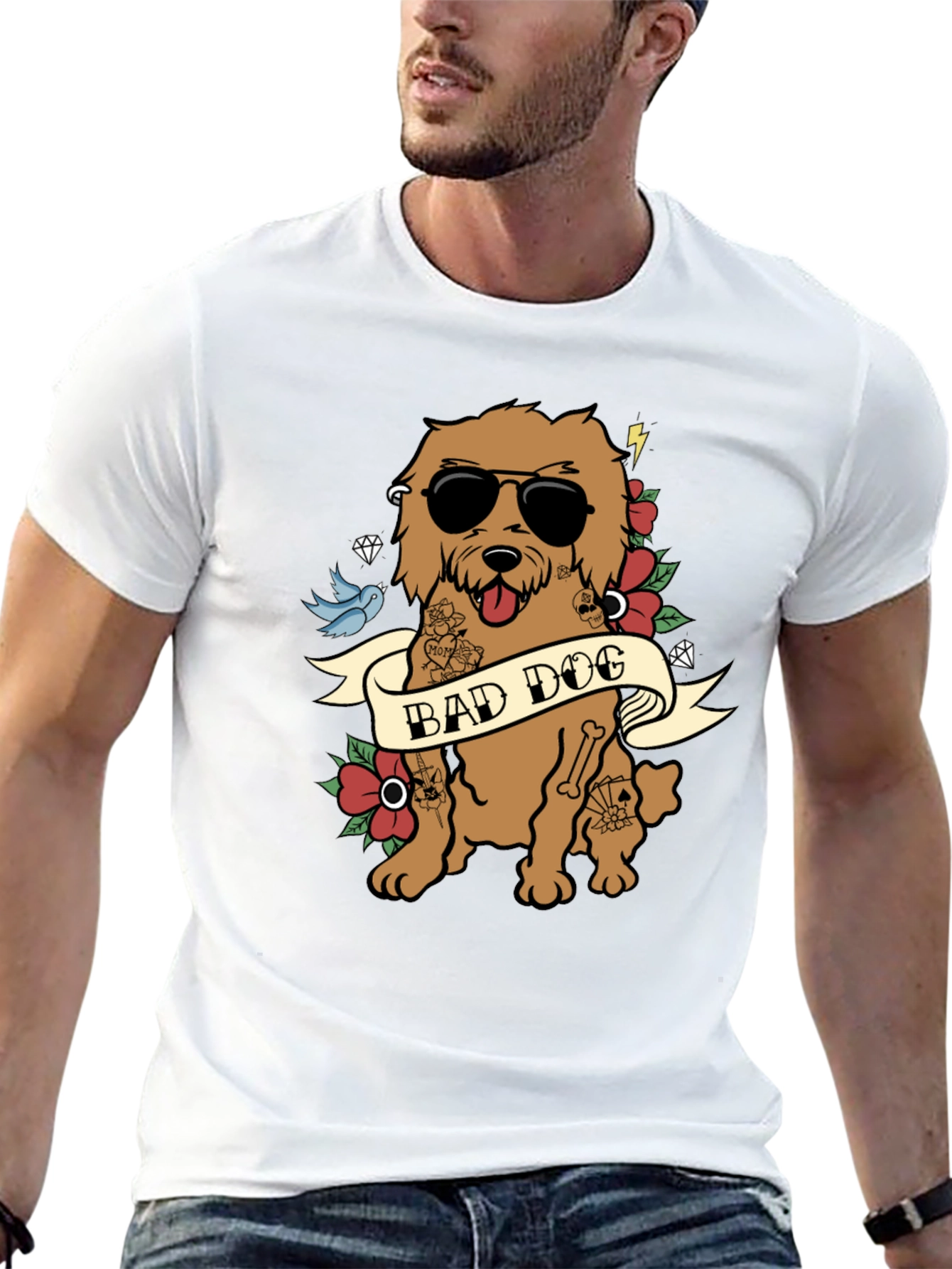 Bad Dog Graphic T-Shirt