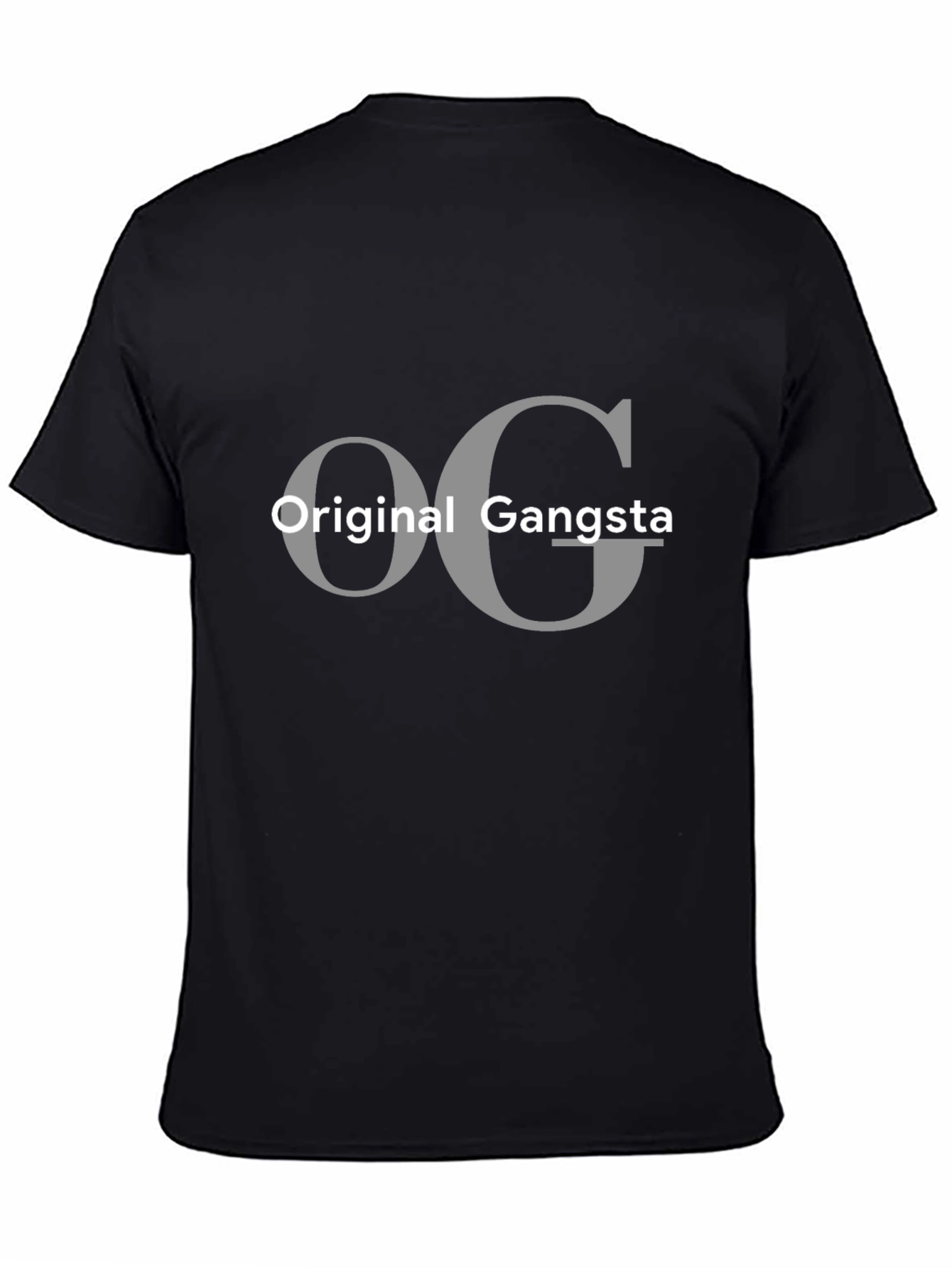Original Gangsta Black Tee - Classic Streetwear