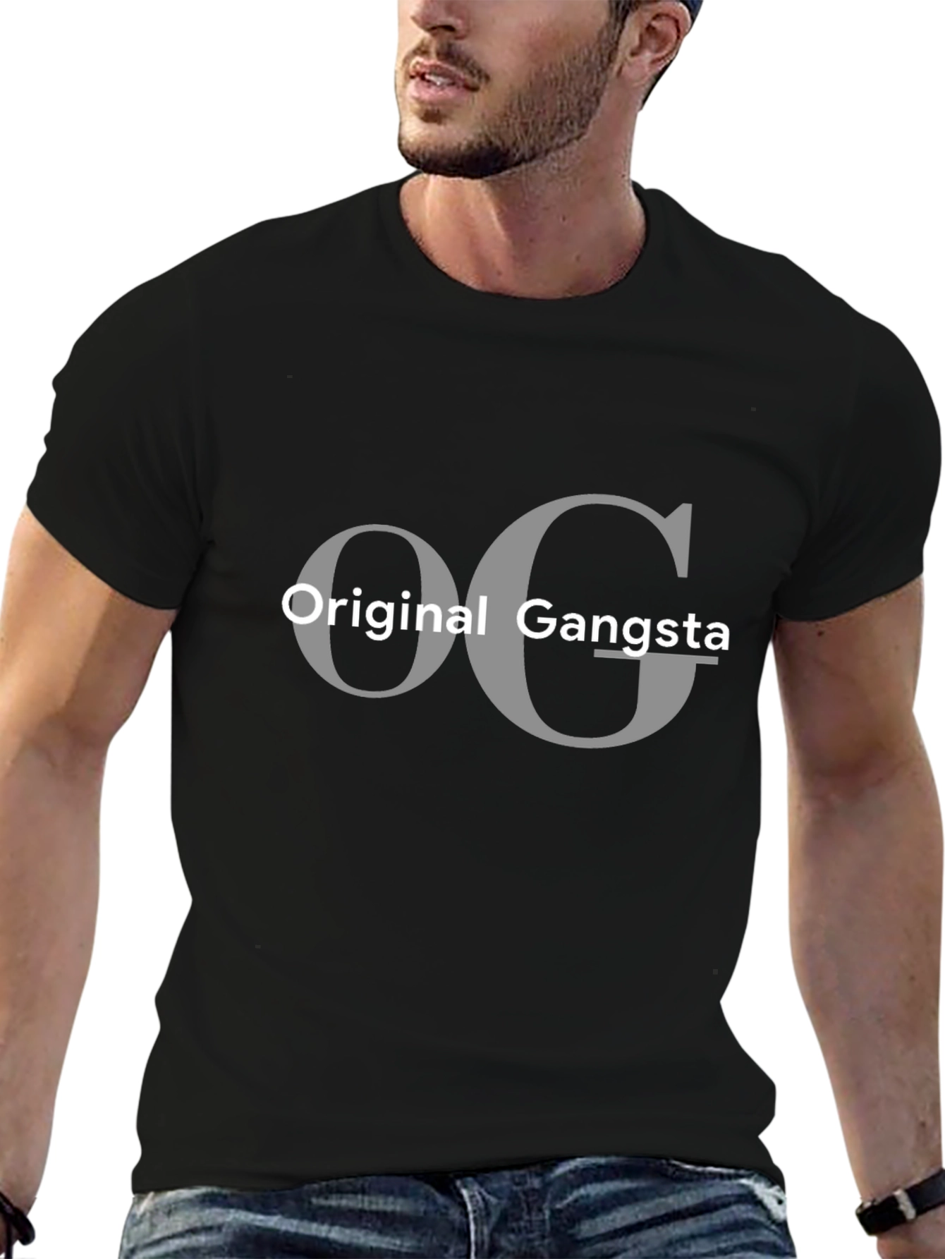 Original Gangsta Black Tee - Classic Streetwear