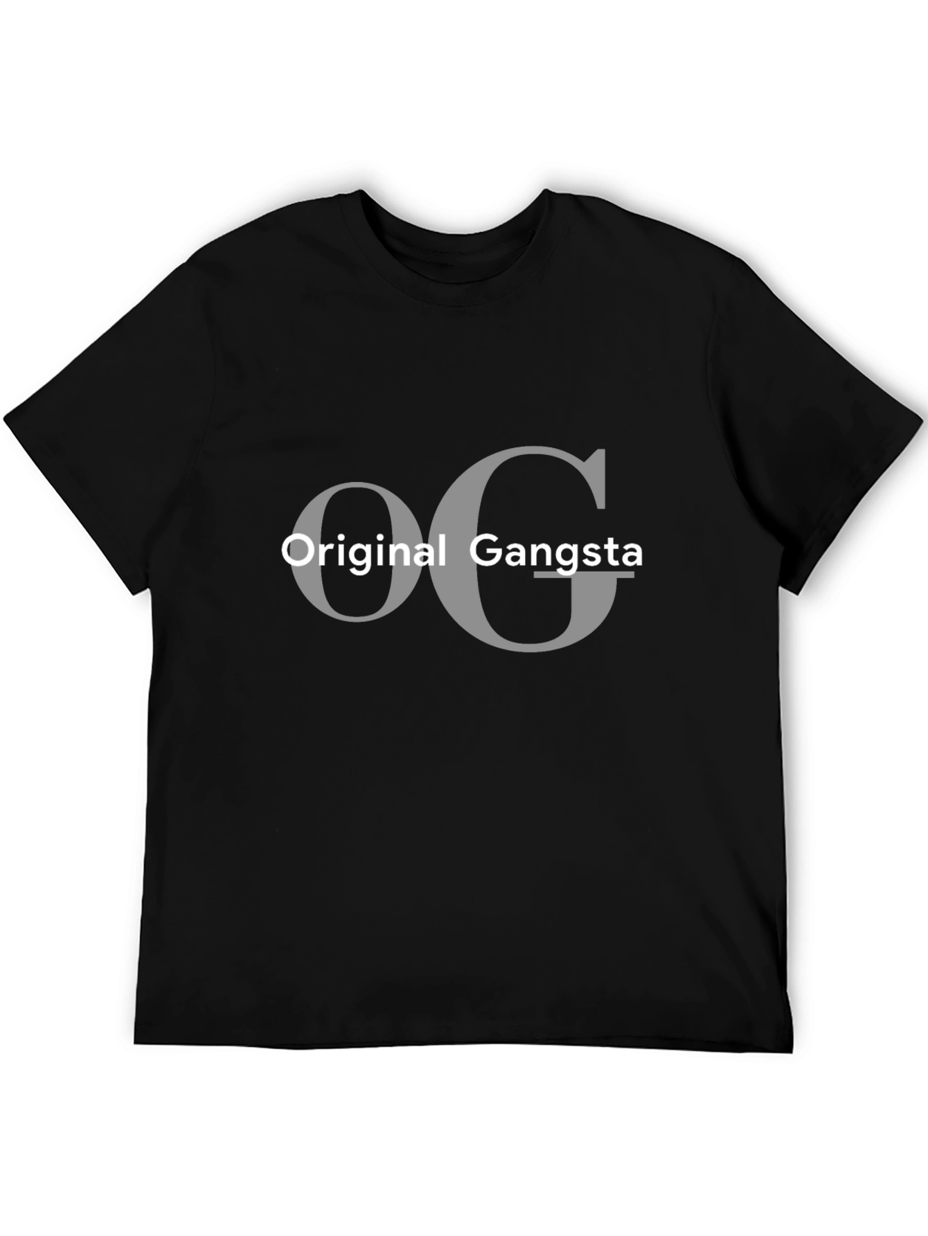 Original Gangsta Black Tee - Classic Streetwear