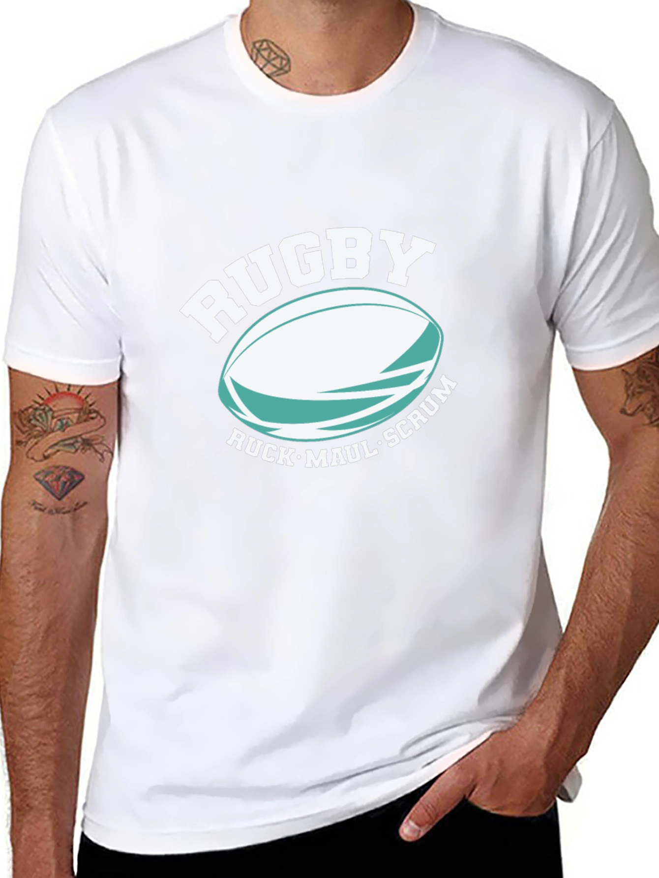 Rugby Ruck Maul Scrum Tee - Sportswear