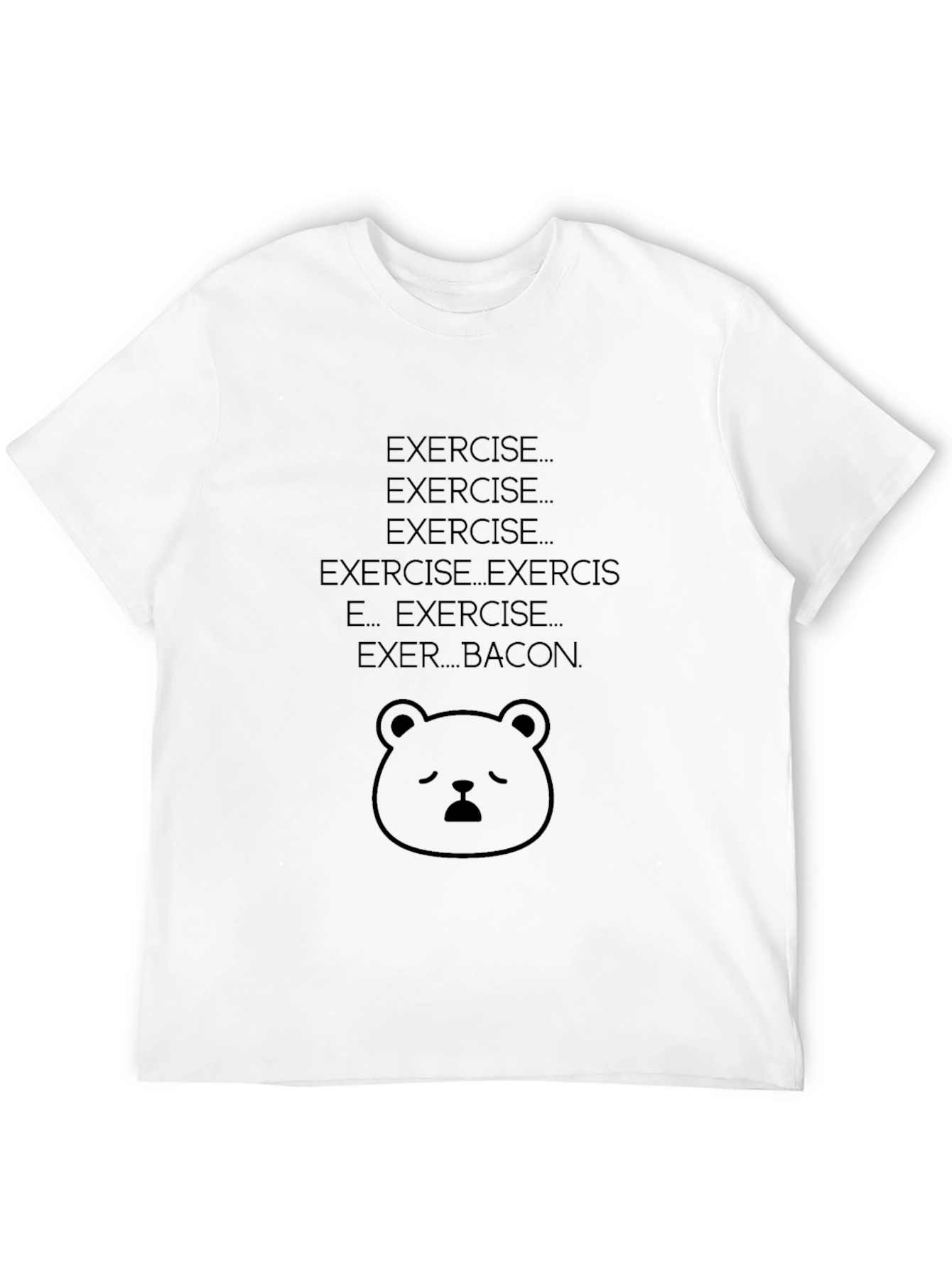 Exercise Then Bacon T-Shirt