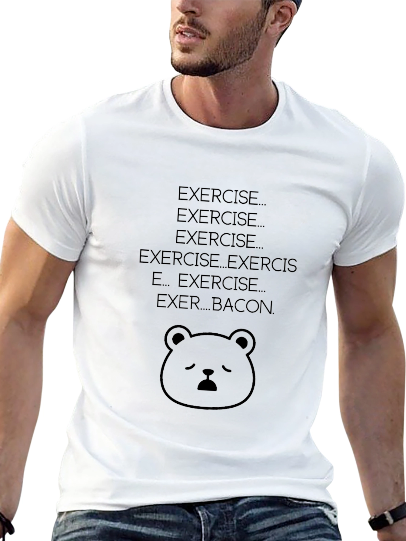 Exercise Then Bacon T-Shirt