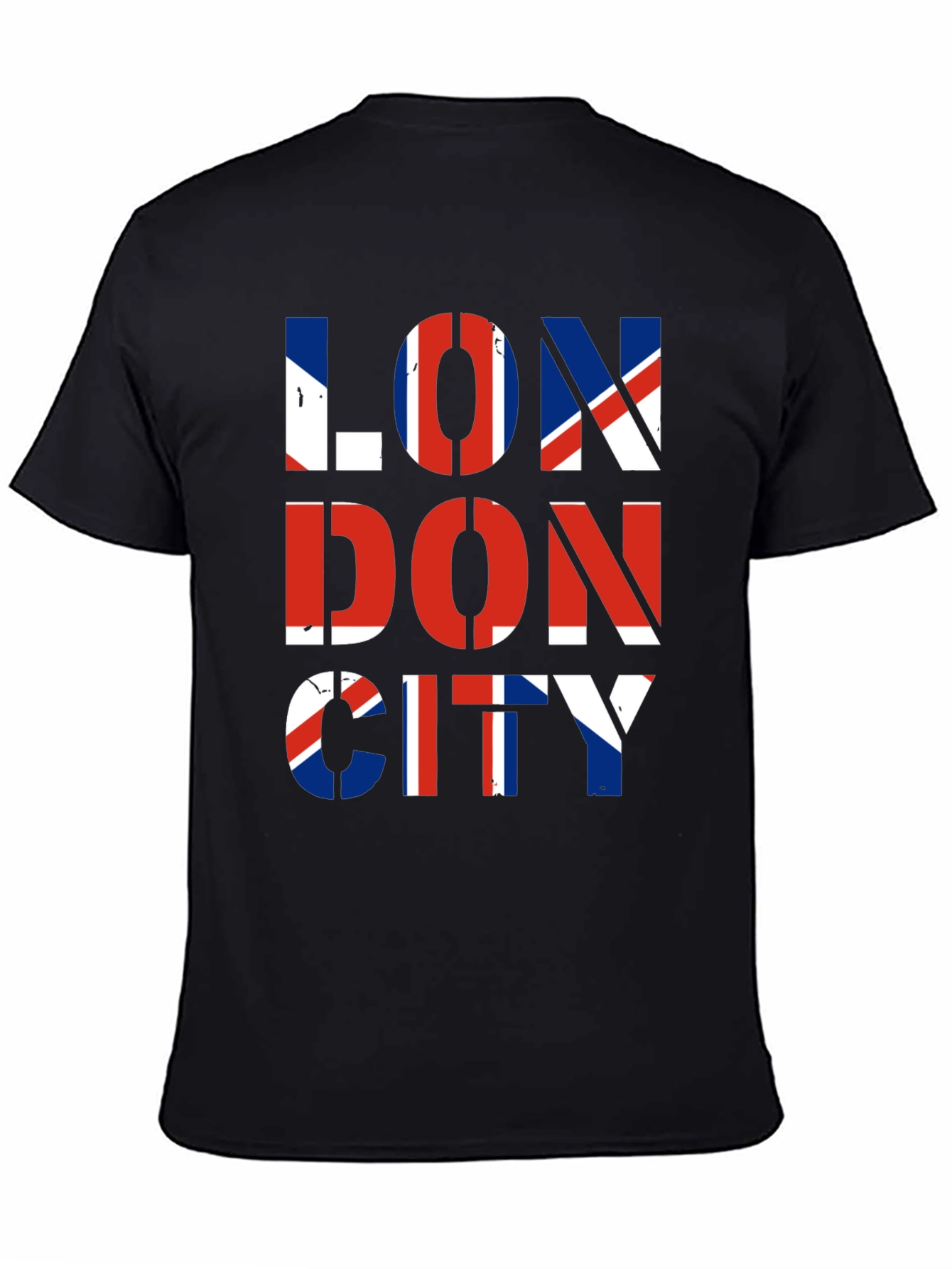 London City British Flag Graphic T-Shirt