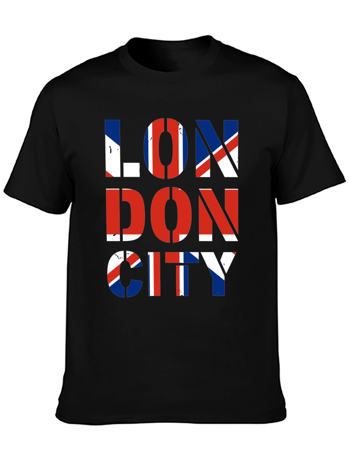 London City British Flag Graphic T-Shirt