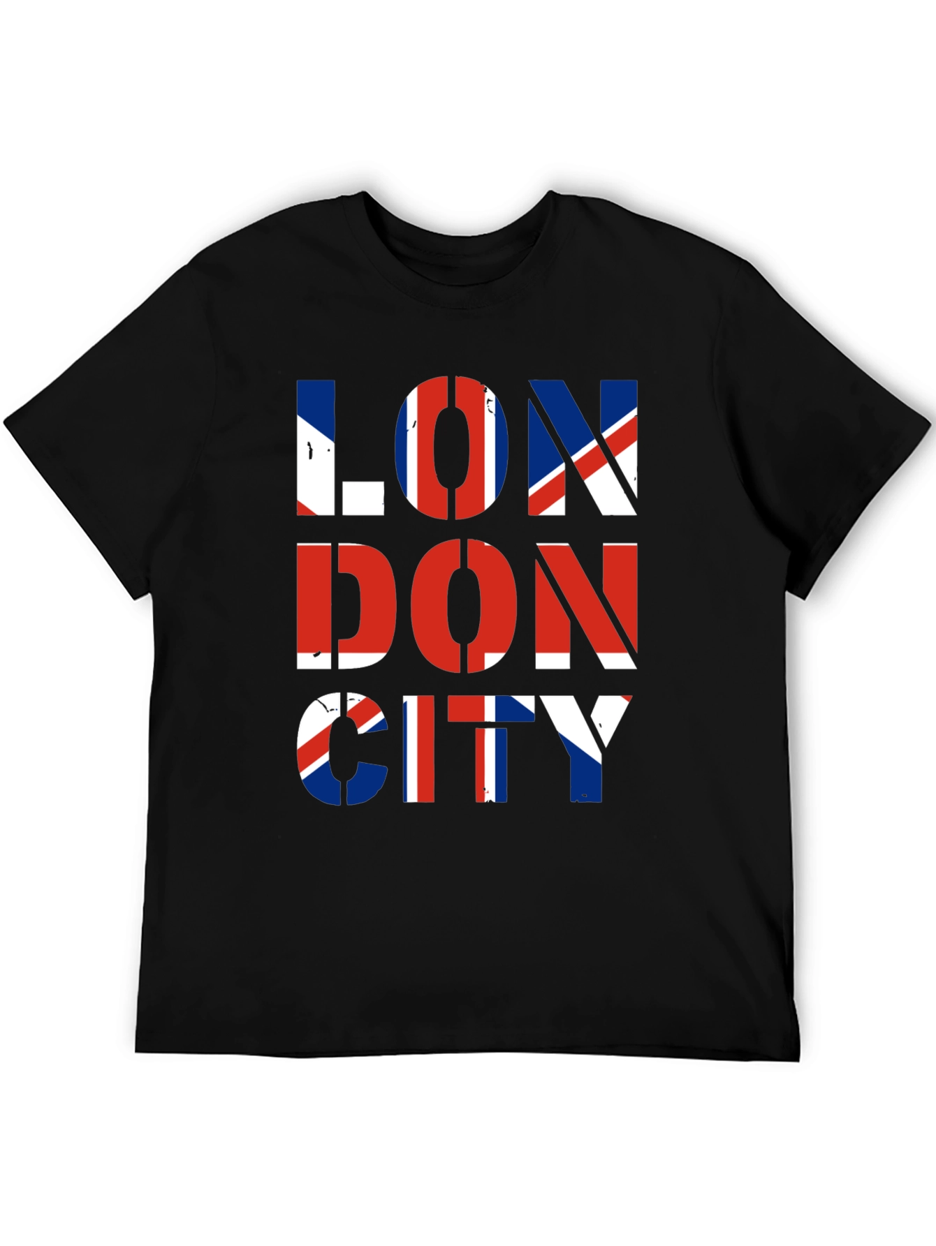 London City British Flag Graphic T-Shirt