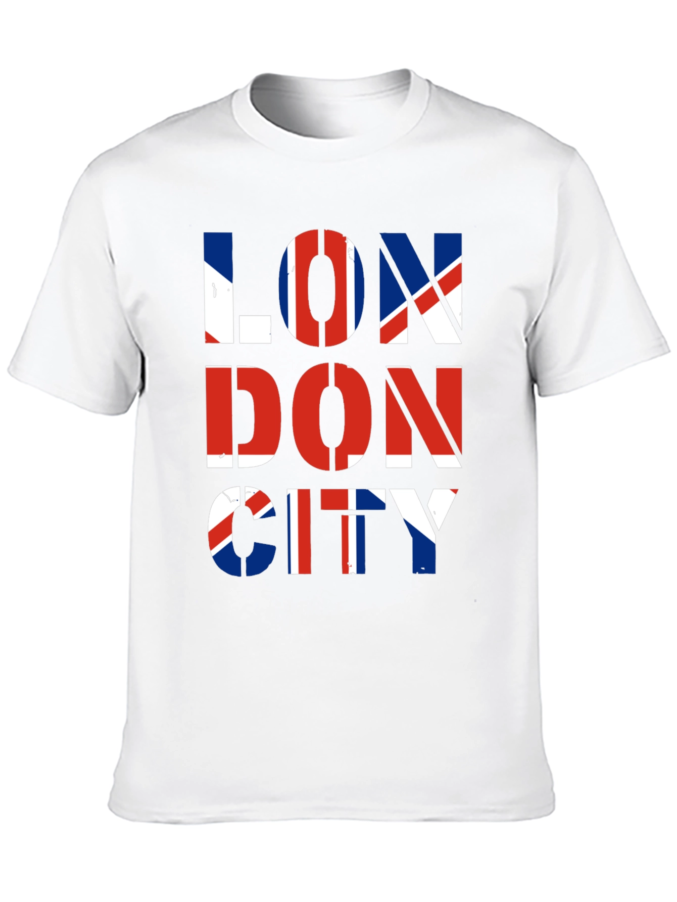 London City British Flag Graphic T-Shirt
