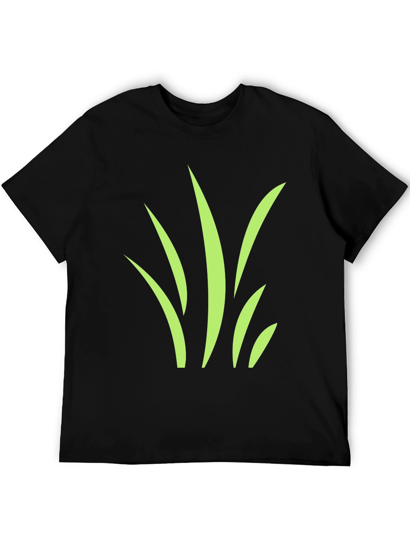 Grass Graphic Black T-Shirt