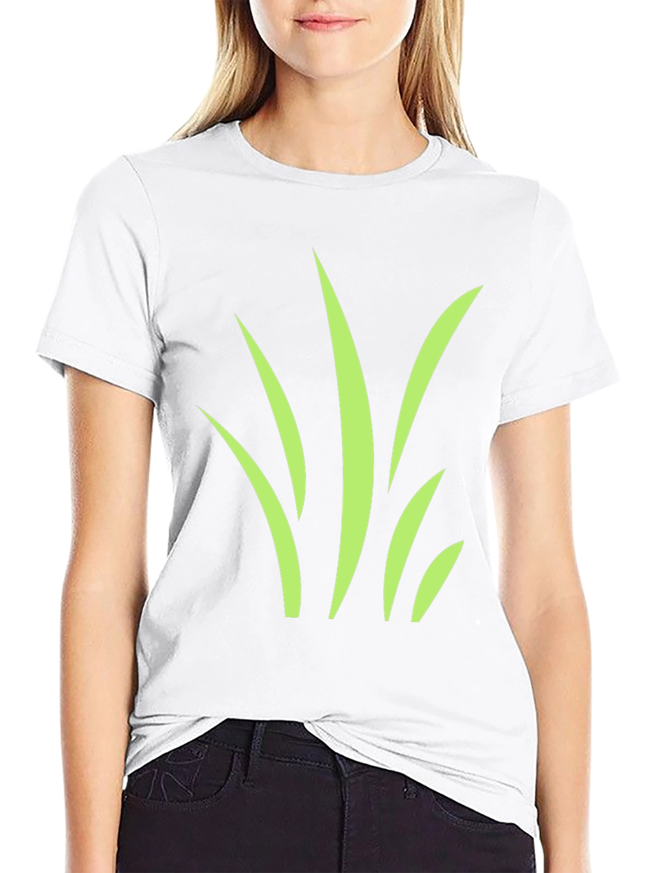 Grass Graphic Black T-Shirt