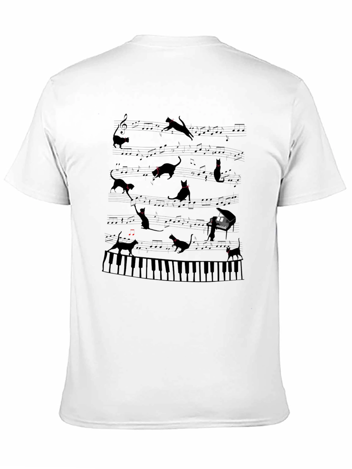 Cats Playing Piano T-Shirt