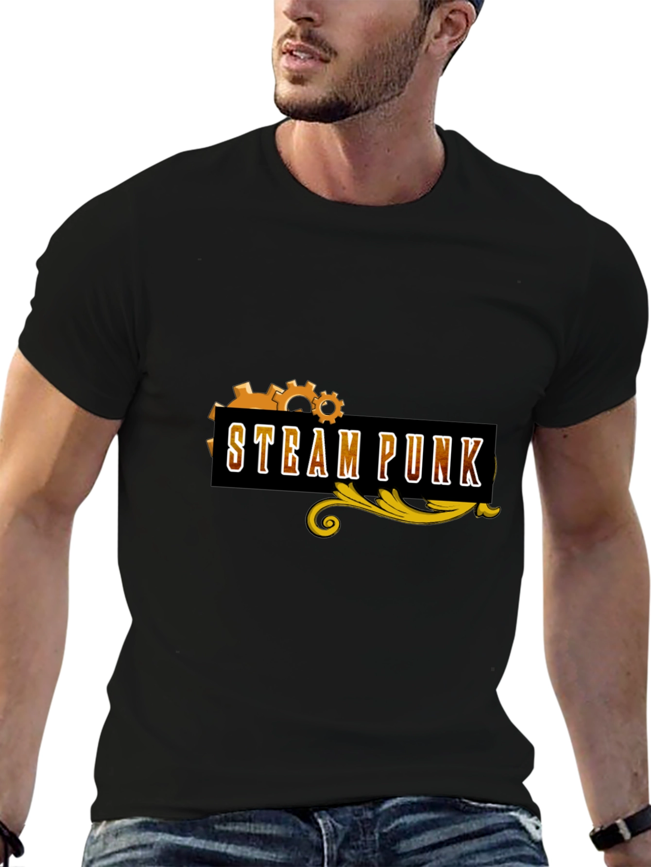 Steampunk Graphic Tee - Gear Design
