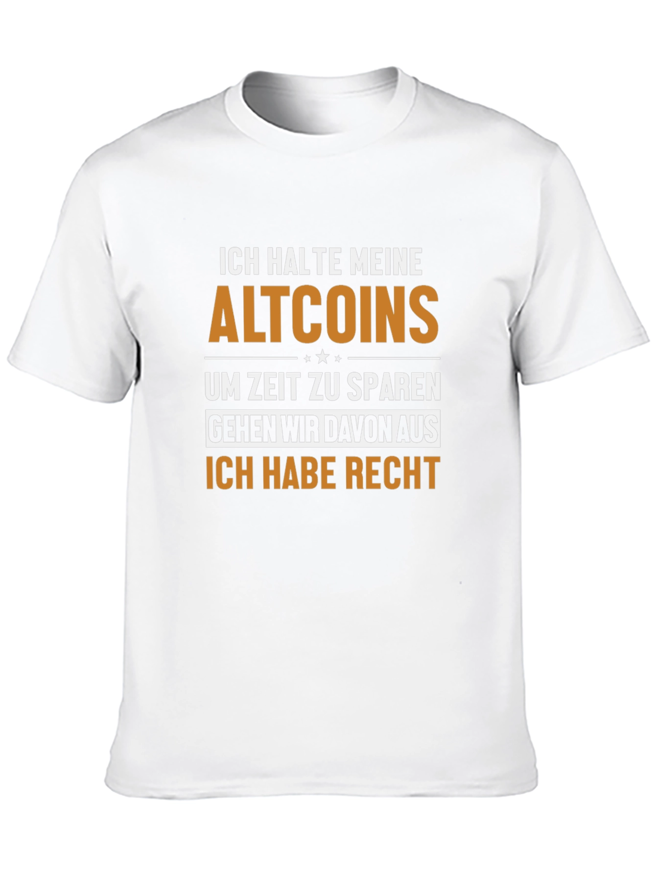 Crypto Investor T-Shirt - German Altcoins Design