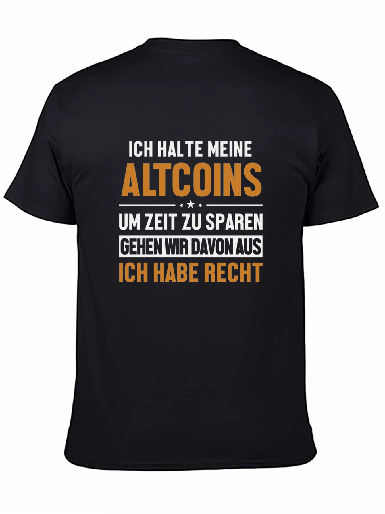 Crypto Investor T-Shirt - German Altcoins Design