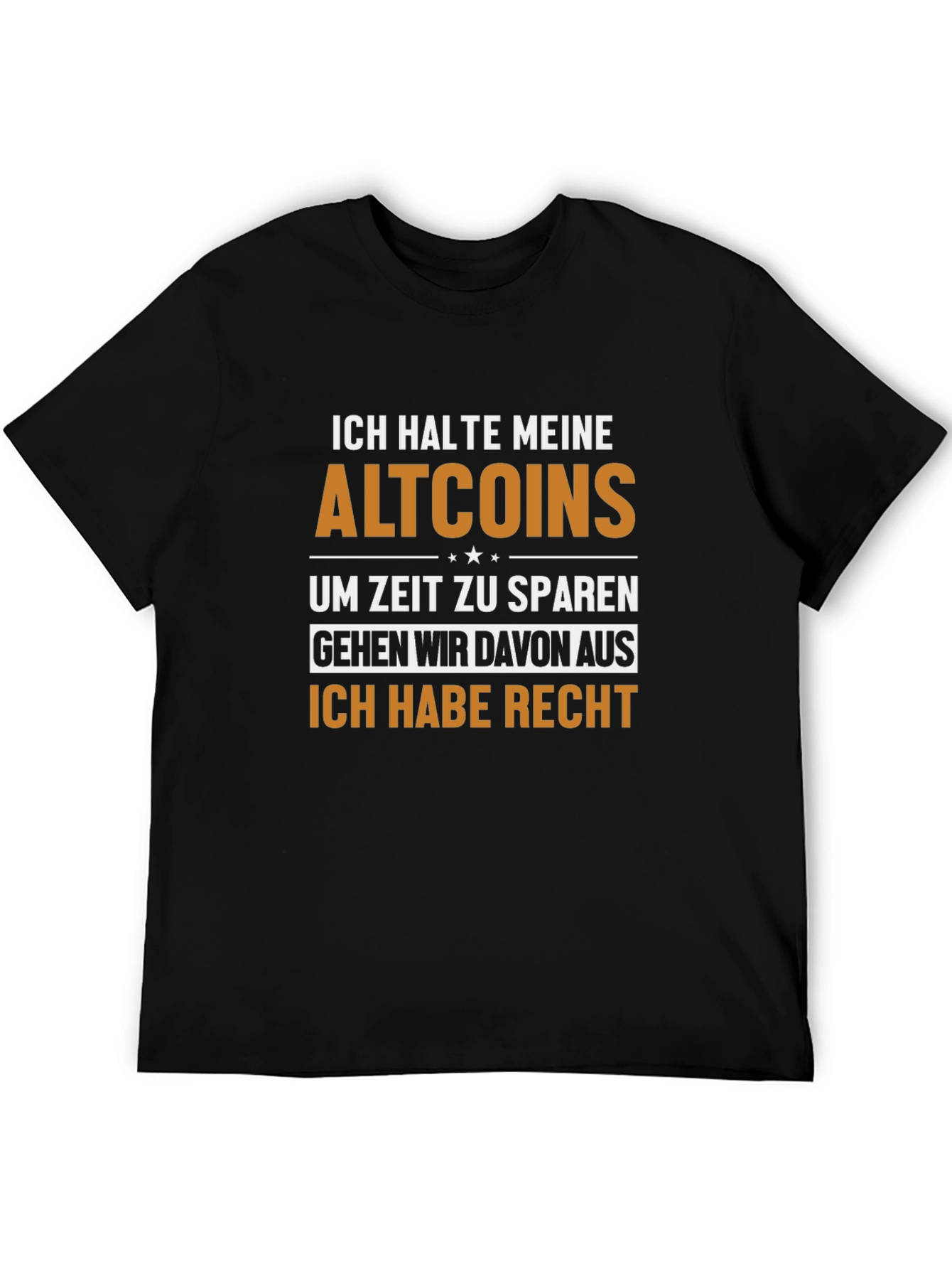Crypto Investor T-Shirt - German Altcoins Design