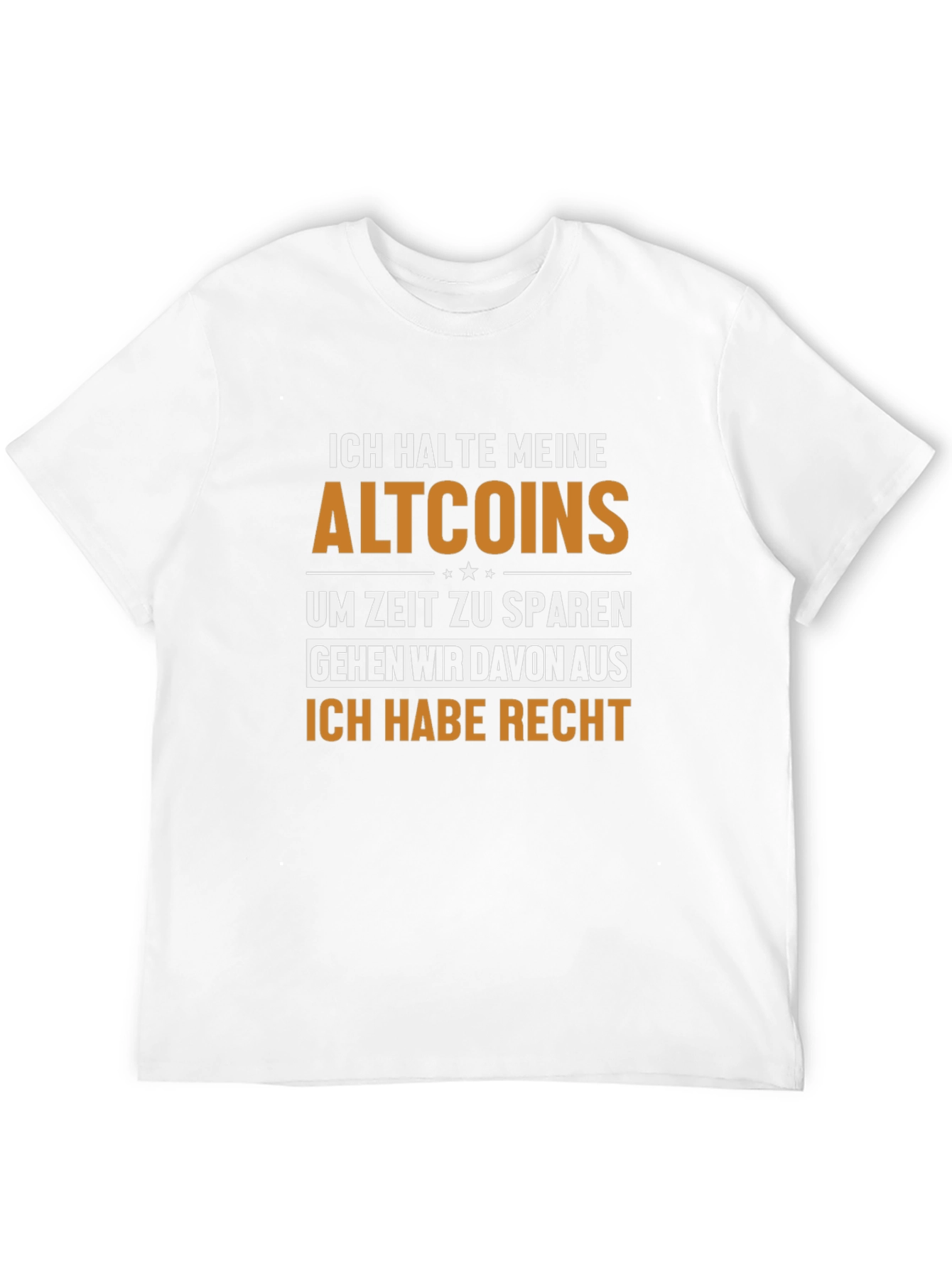 Crypto Investor T-Shirt - German Altcoins Design