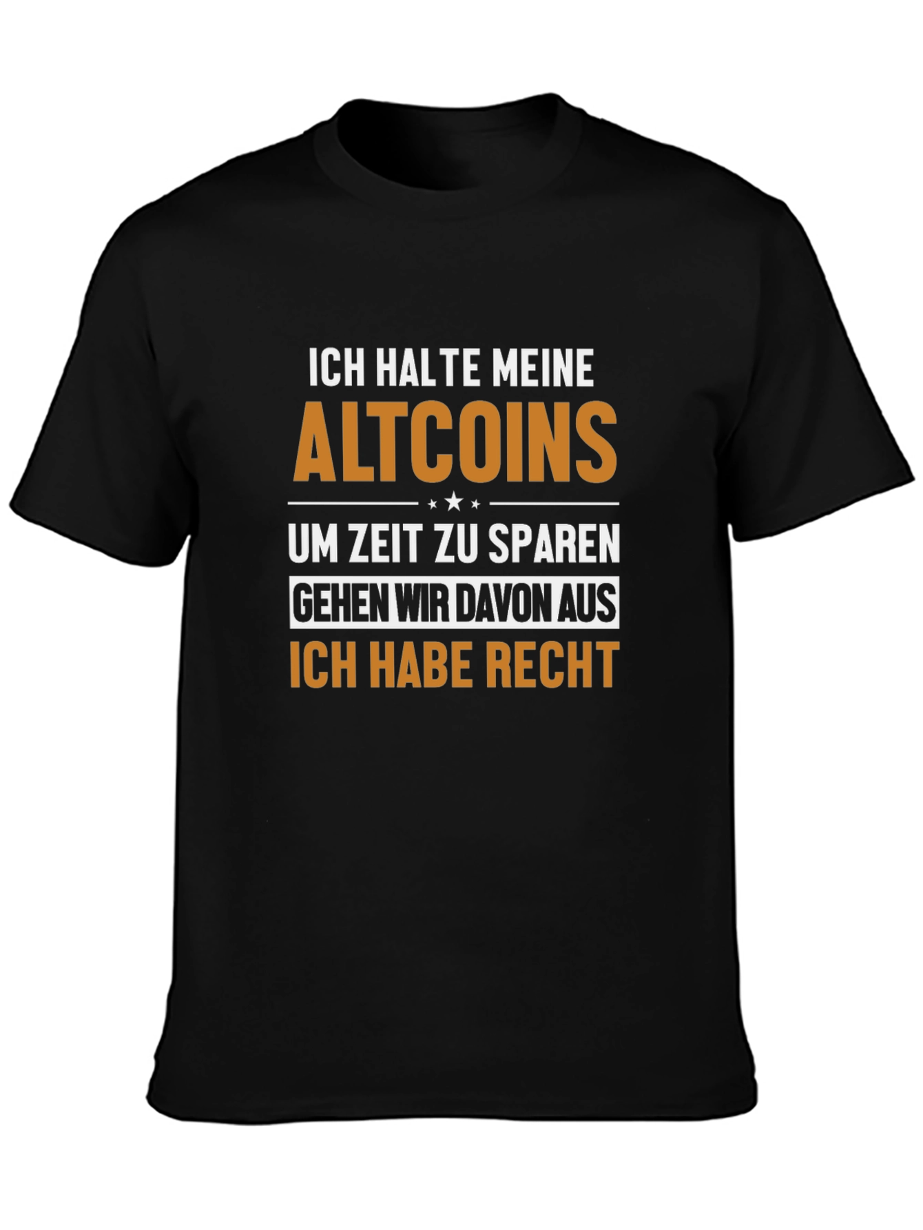 Crypto Investor T-Shirt - German Altcoins Design