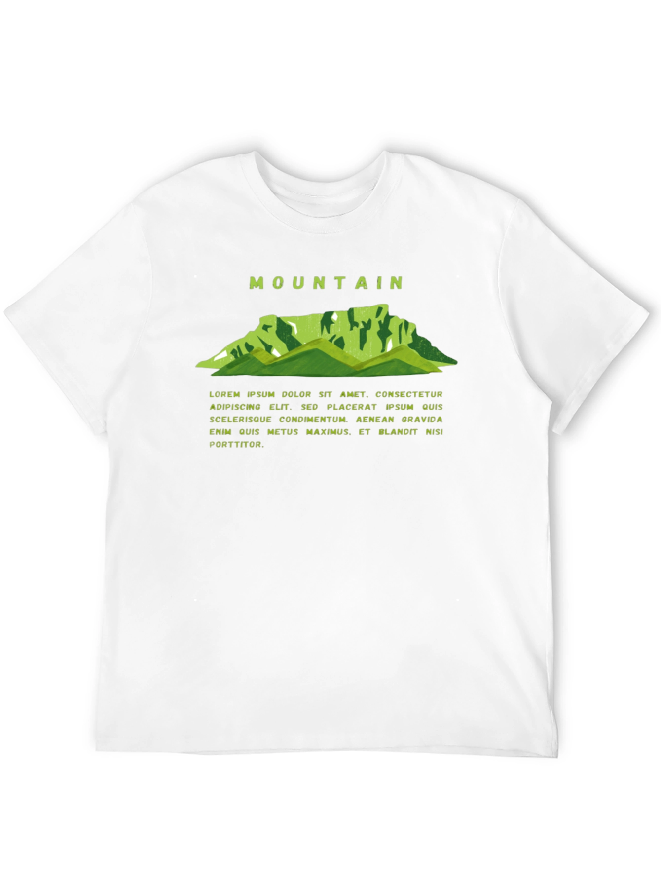 Mountain Graphic Black Tee