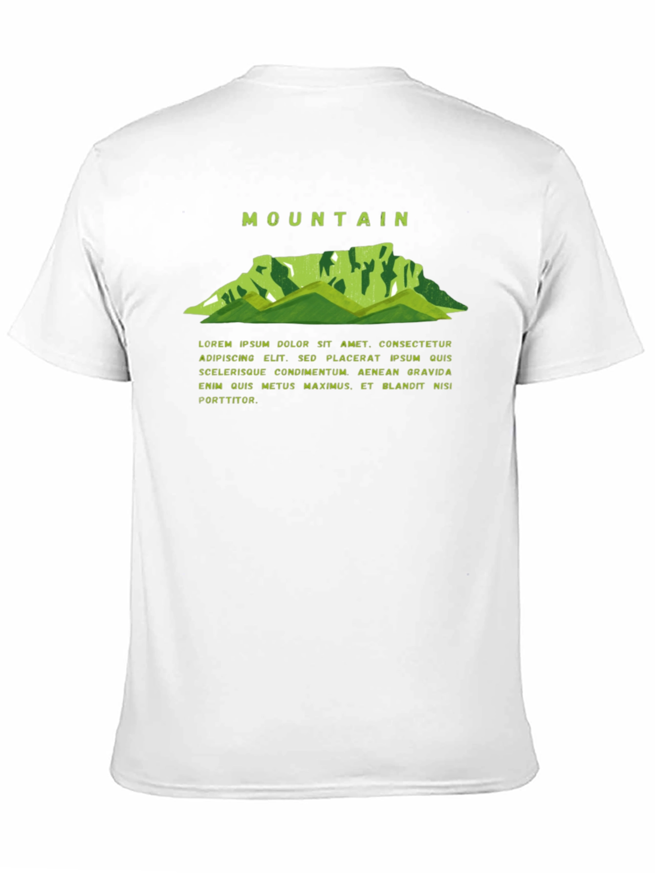 Mountain Graphic Black Tee