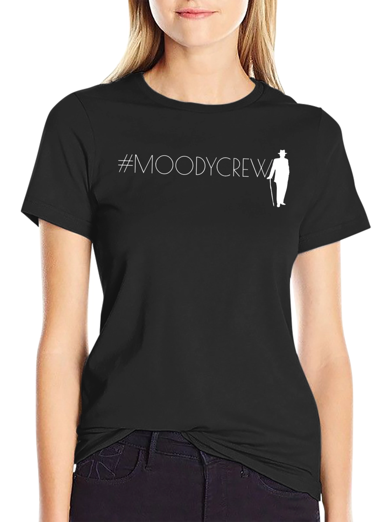 Moody Crew Black T-Shirt