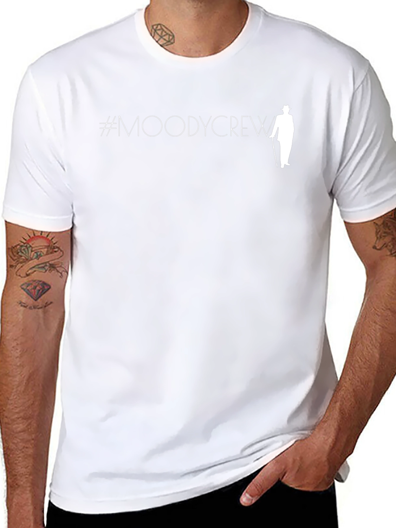 Moody Crew Black T-Shirt