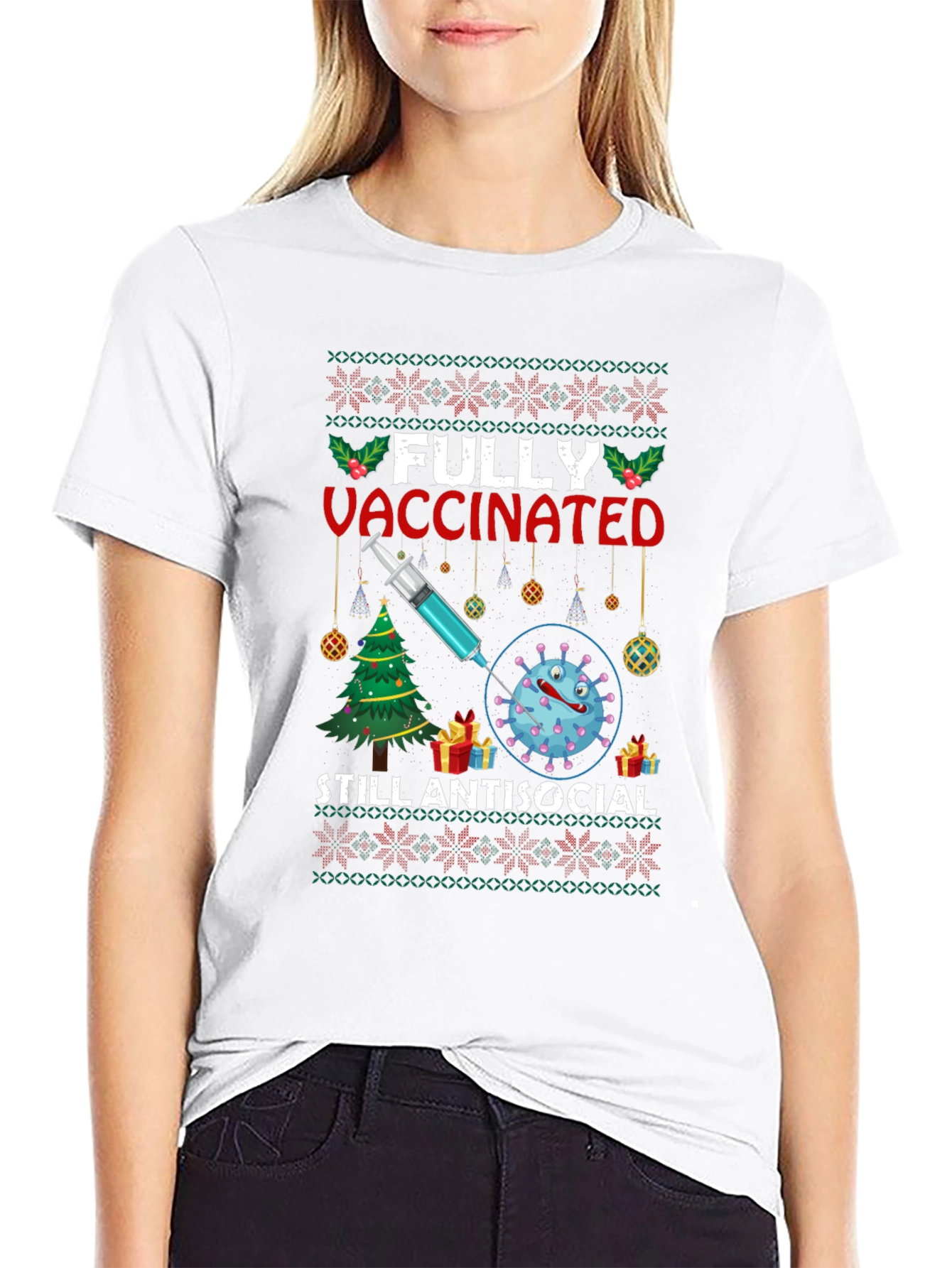 Fully Vaccinated Still Antisocial T-Shirt