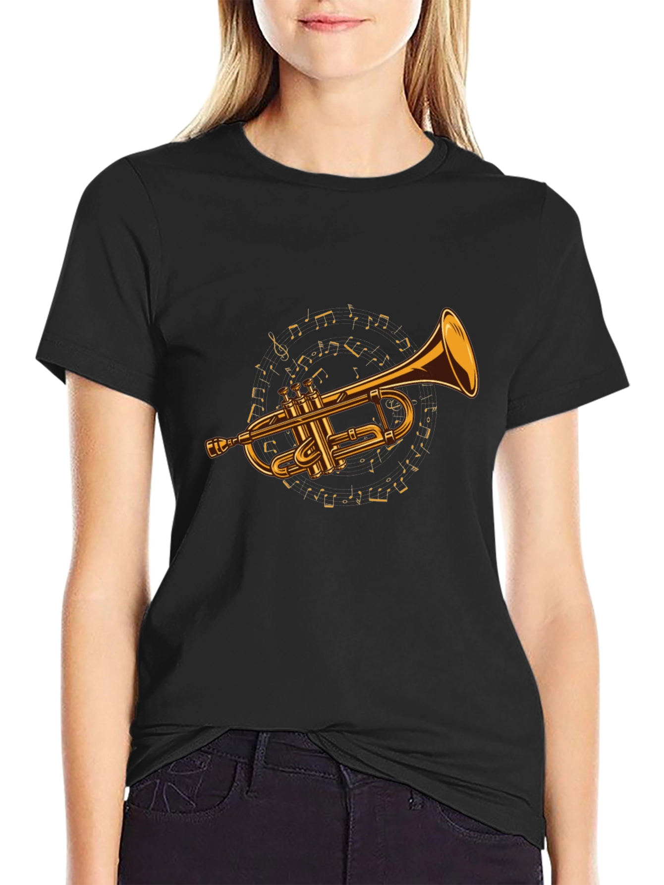 Musical Trumpet Graphic T-Shirt