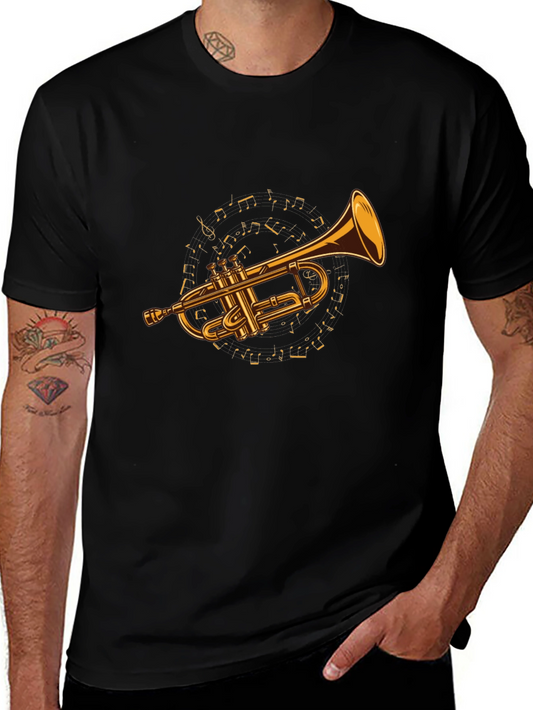 Musical Trumpet Graphic T-Shirt