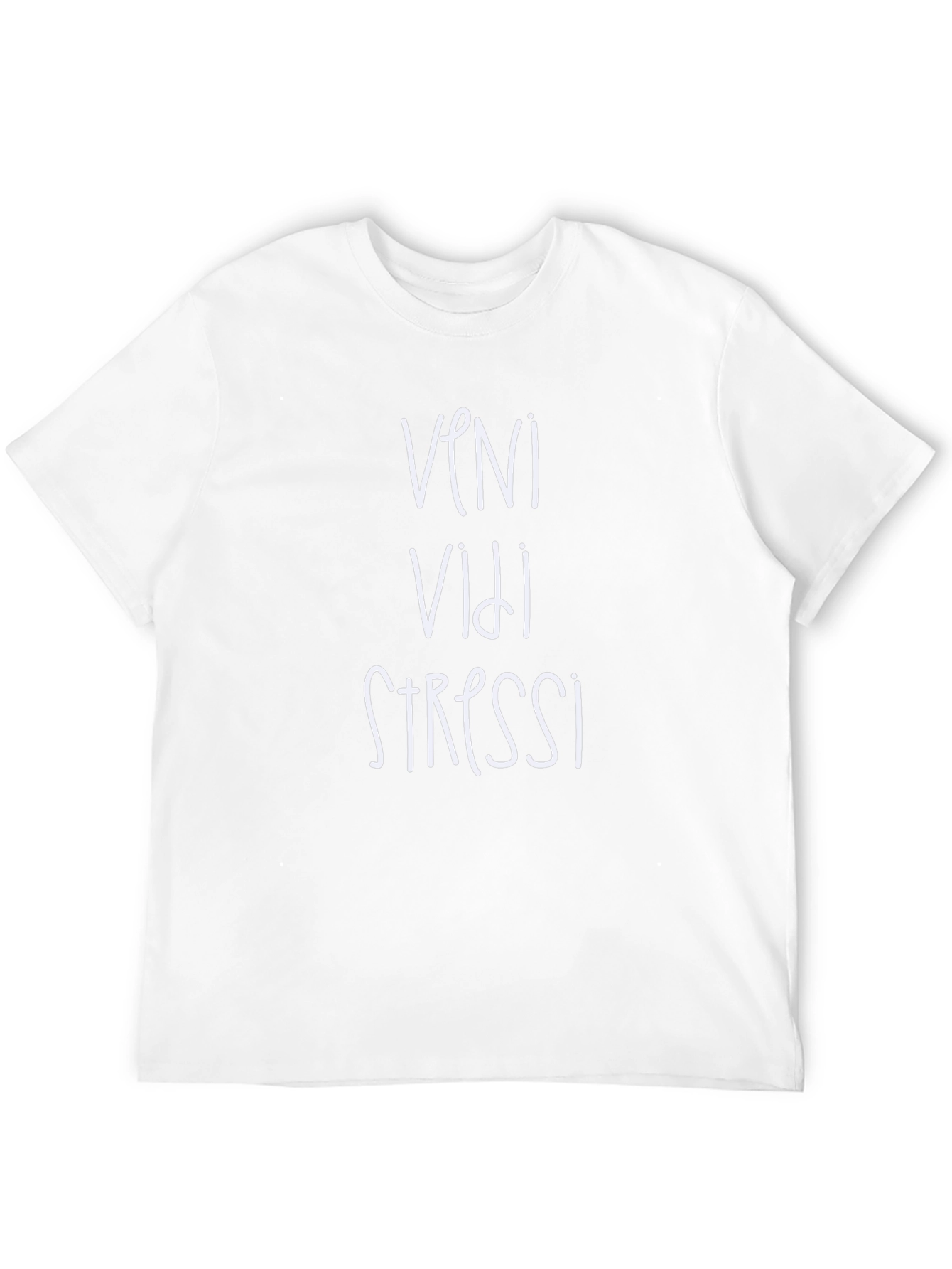 Veni Vidi Stressi Graphic Tee - Black