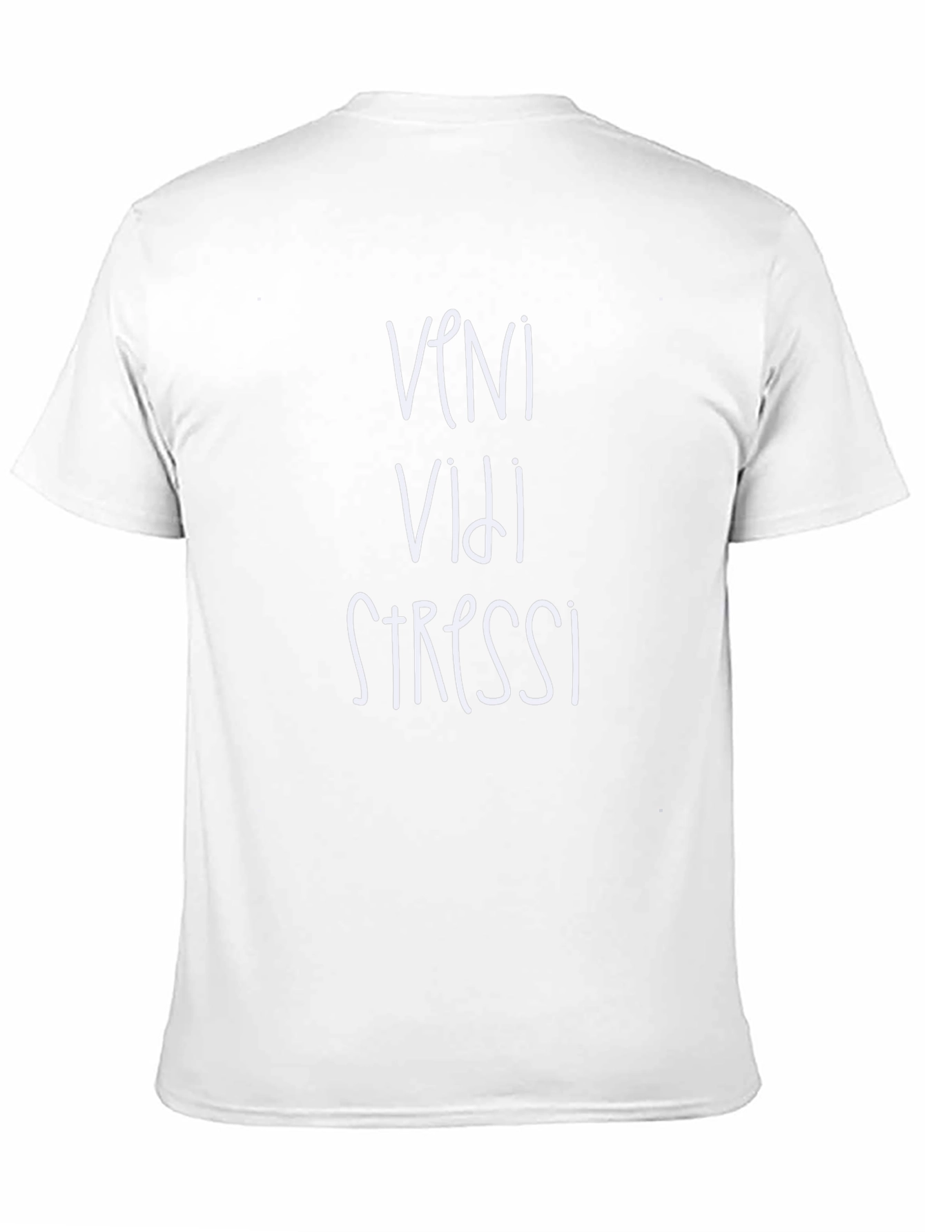 Veni Vidi Stressi Graphic Tee - Black