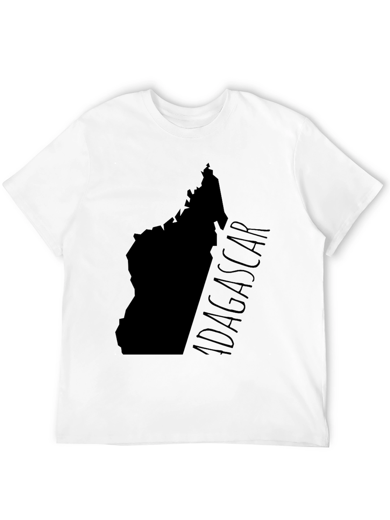 Madagascar Silhouette Graphic Tee - Black