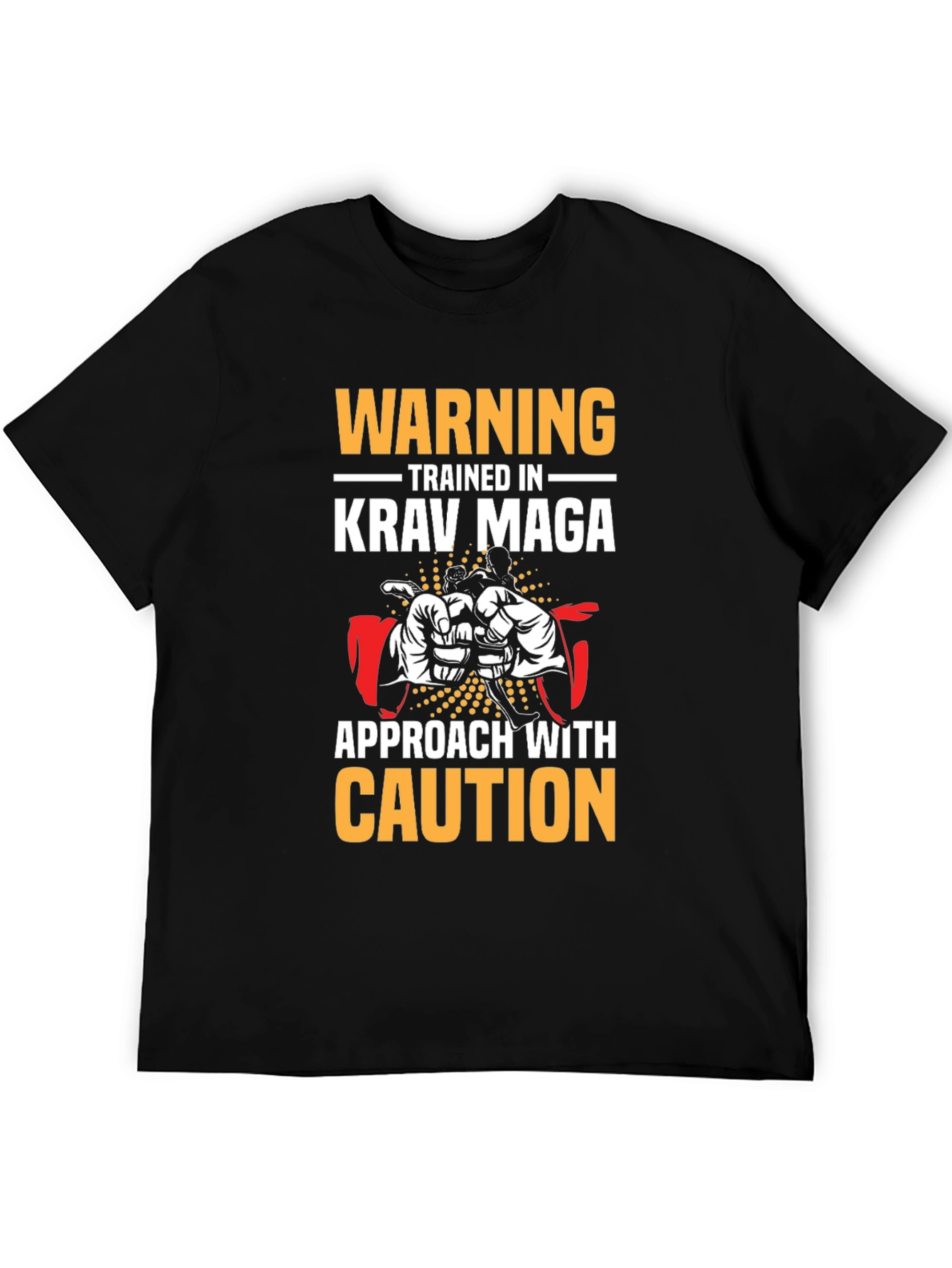 Krav Maga T-Shirt - Warning Trained in Krav Maga