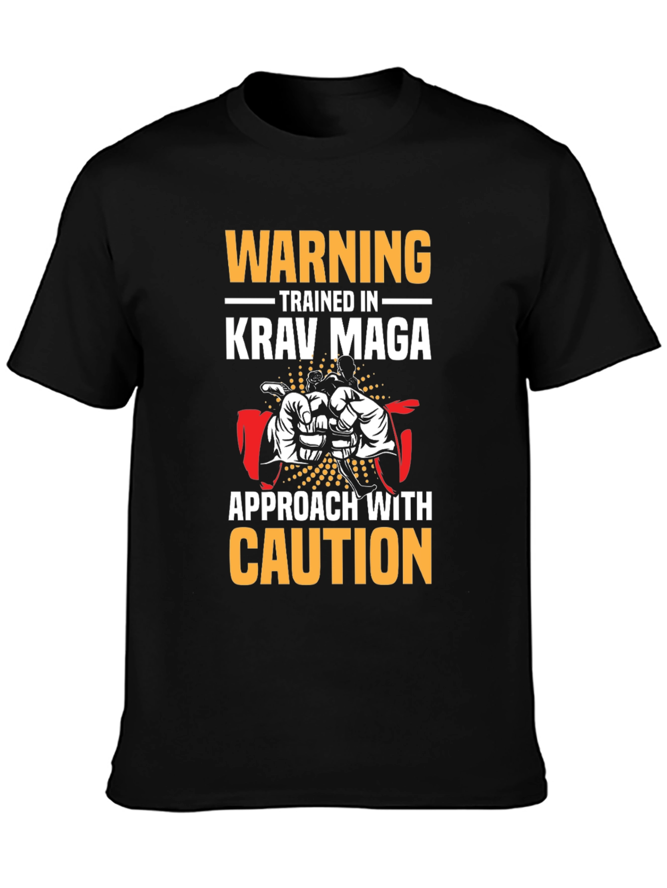 Krav Maga T-Shirt - Warning Trained in Krav Maga
